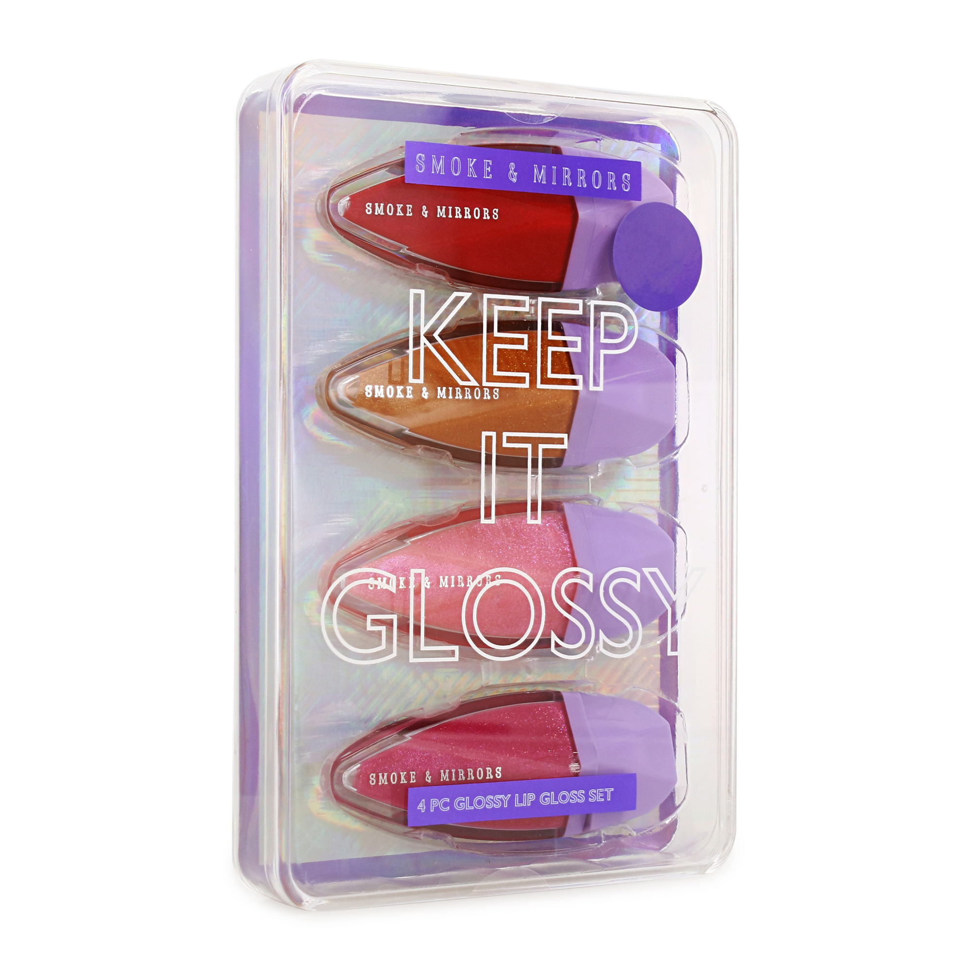 Smoke & Mirrors Glossy Lip Gloss Set 4-Piece