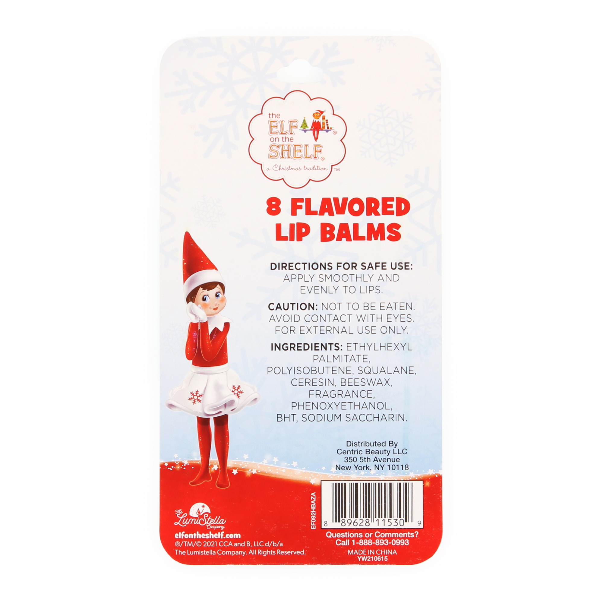 The Elf On The Shelf™ Flavored Lip Balm 8-Count