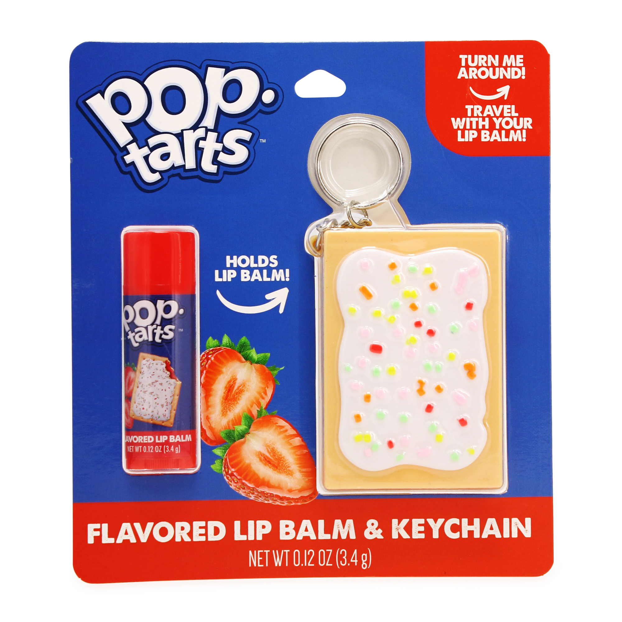Pop Tarts™ Flavored Lip Balm & Keychain