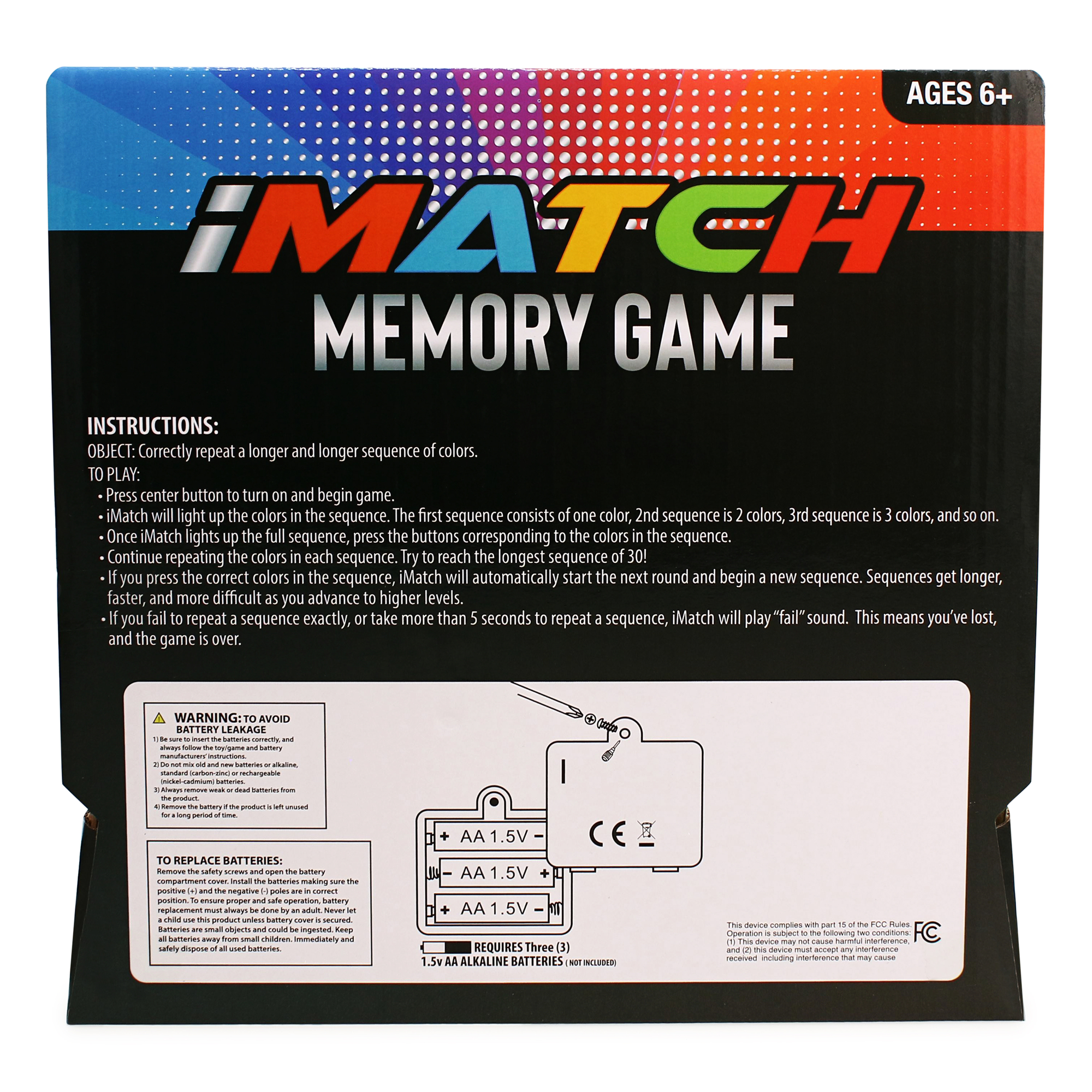 Imatch Electronic Memory Game