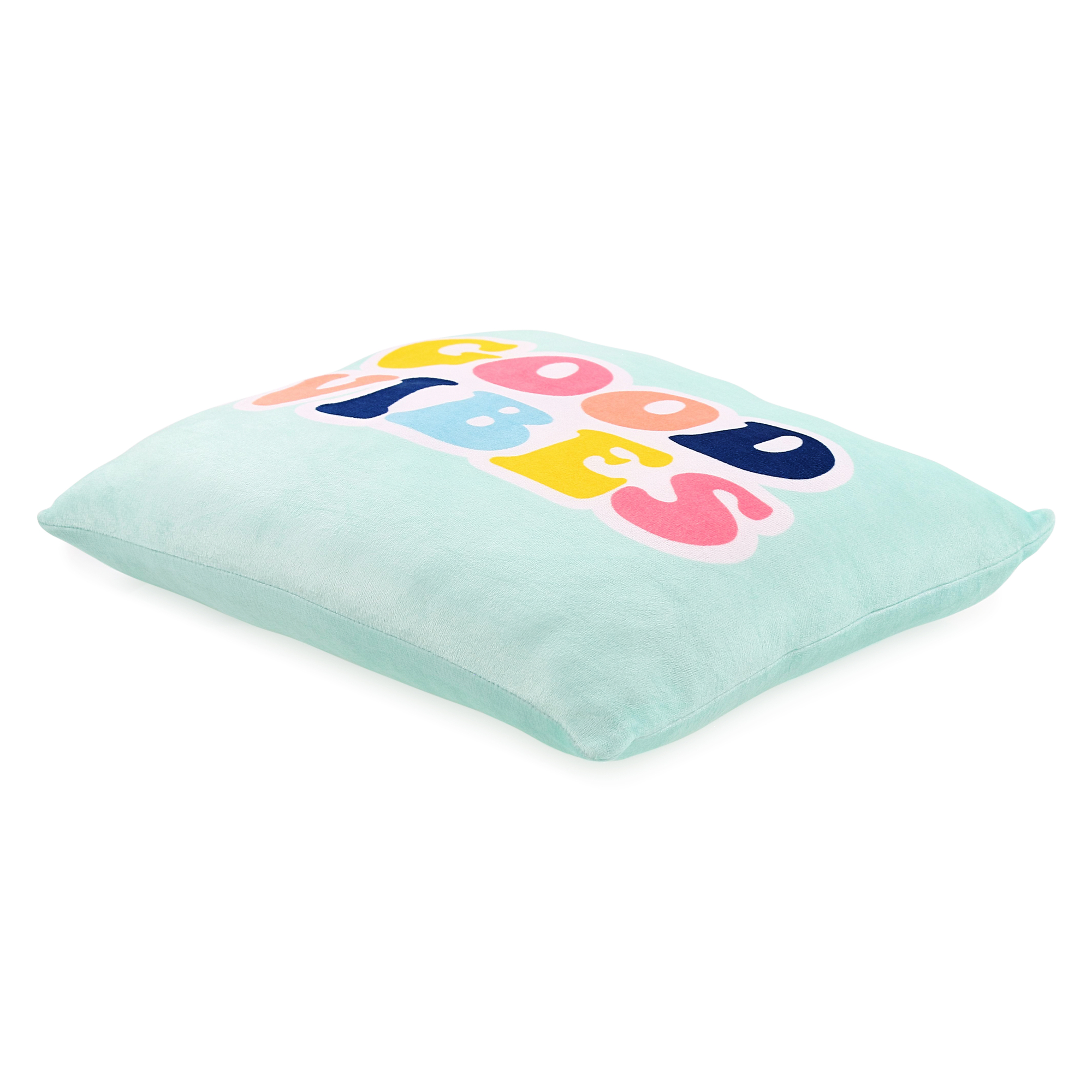 Rainbow Squishy Pillow With Quote 14in