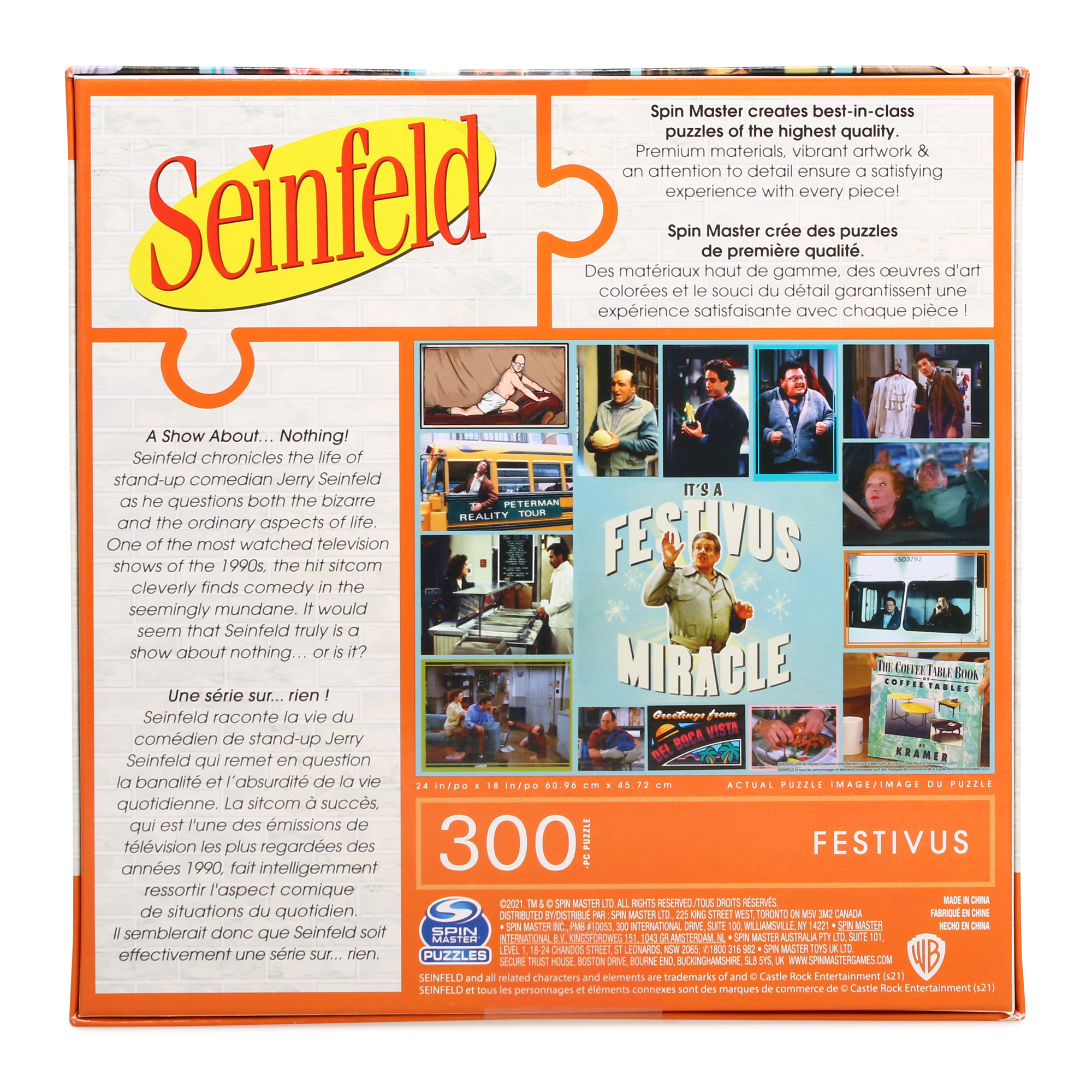 Seinfeld™ 'It's A Festivus Miracle' Puzzle 300-Piece Jigsaw