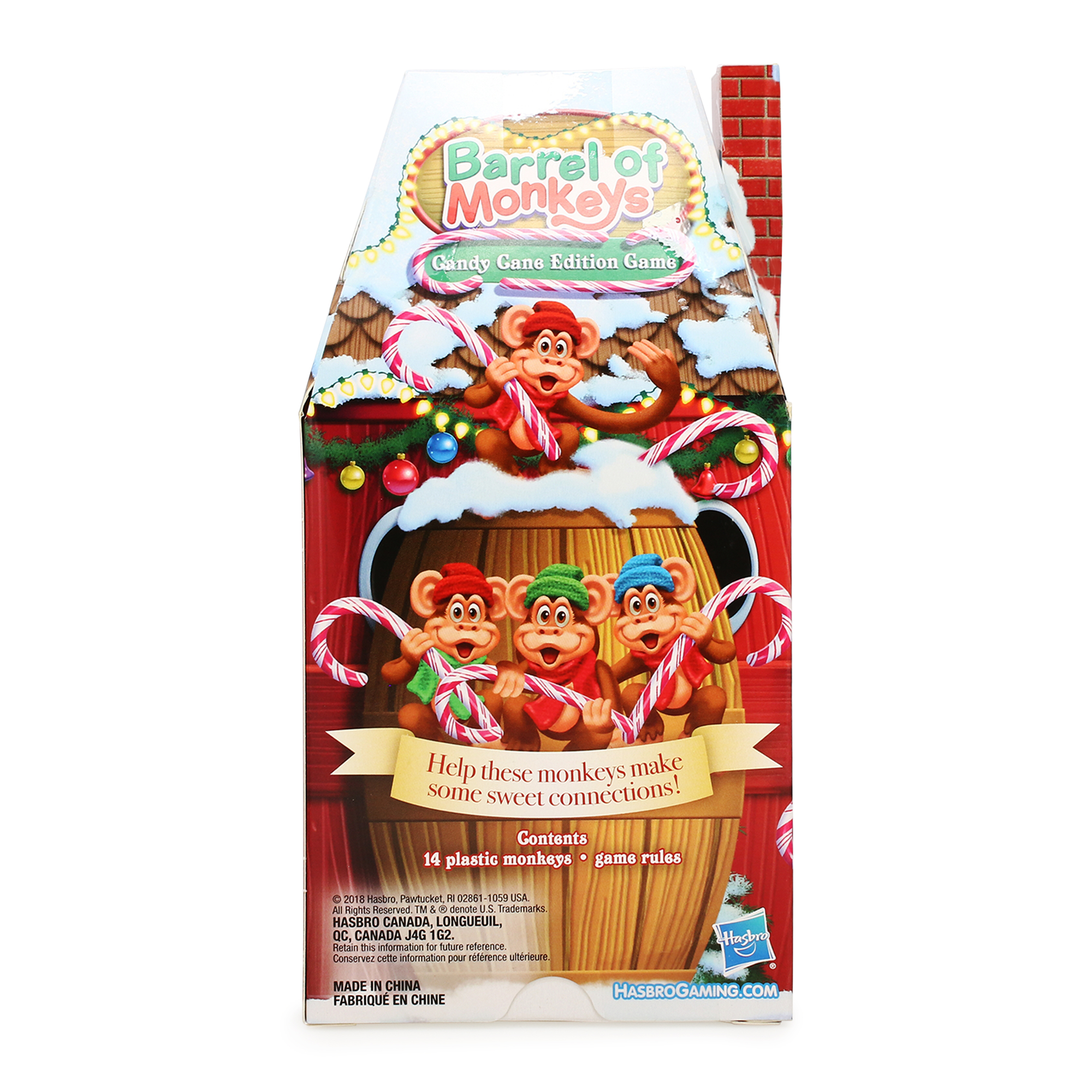 Barrel Of Monkeys® Candy Cane Edition Game