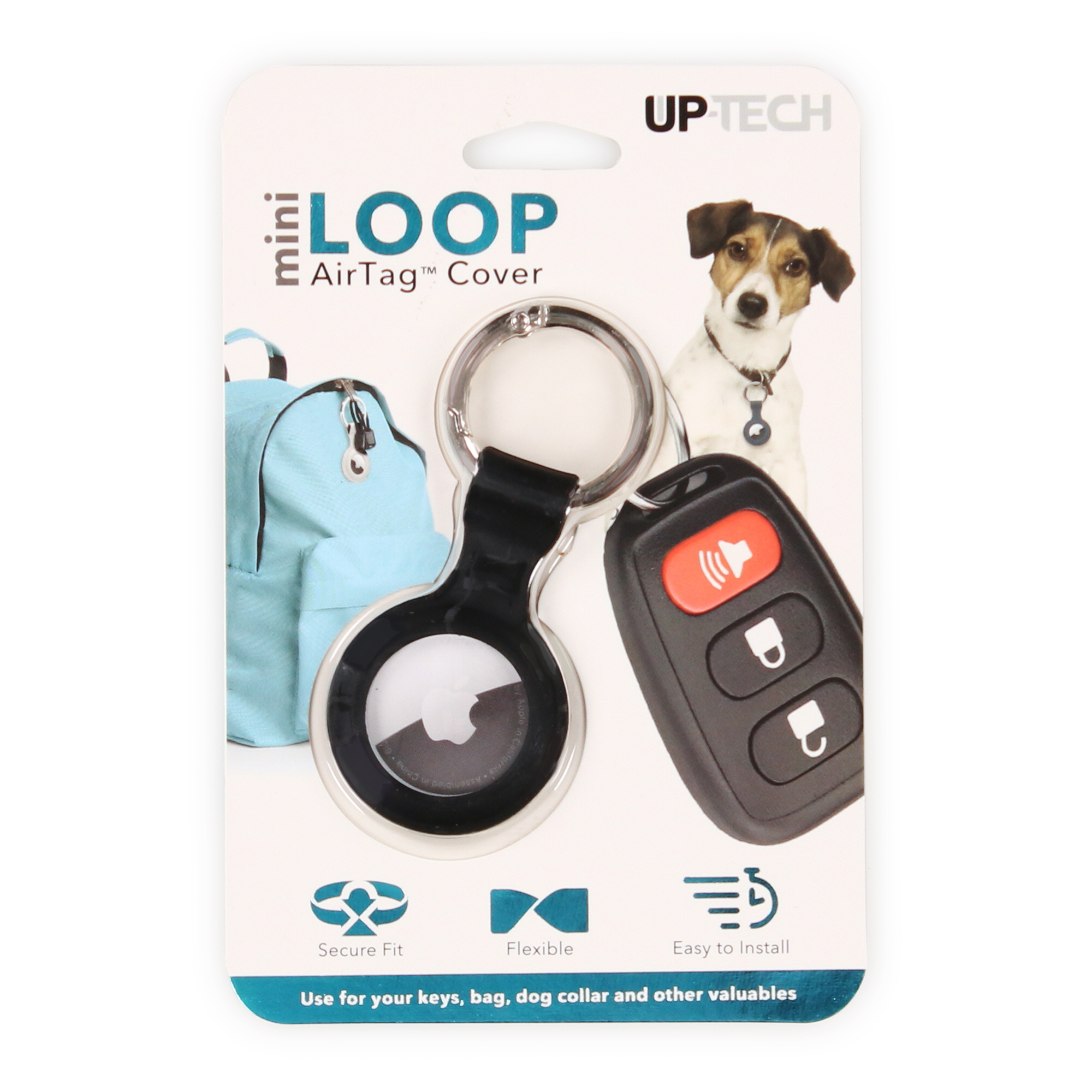 Mini Loop Apple Airtag® Cover Keychain