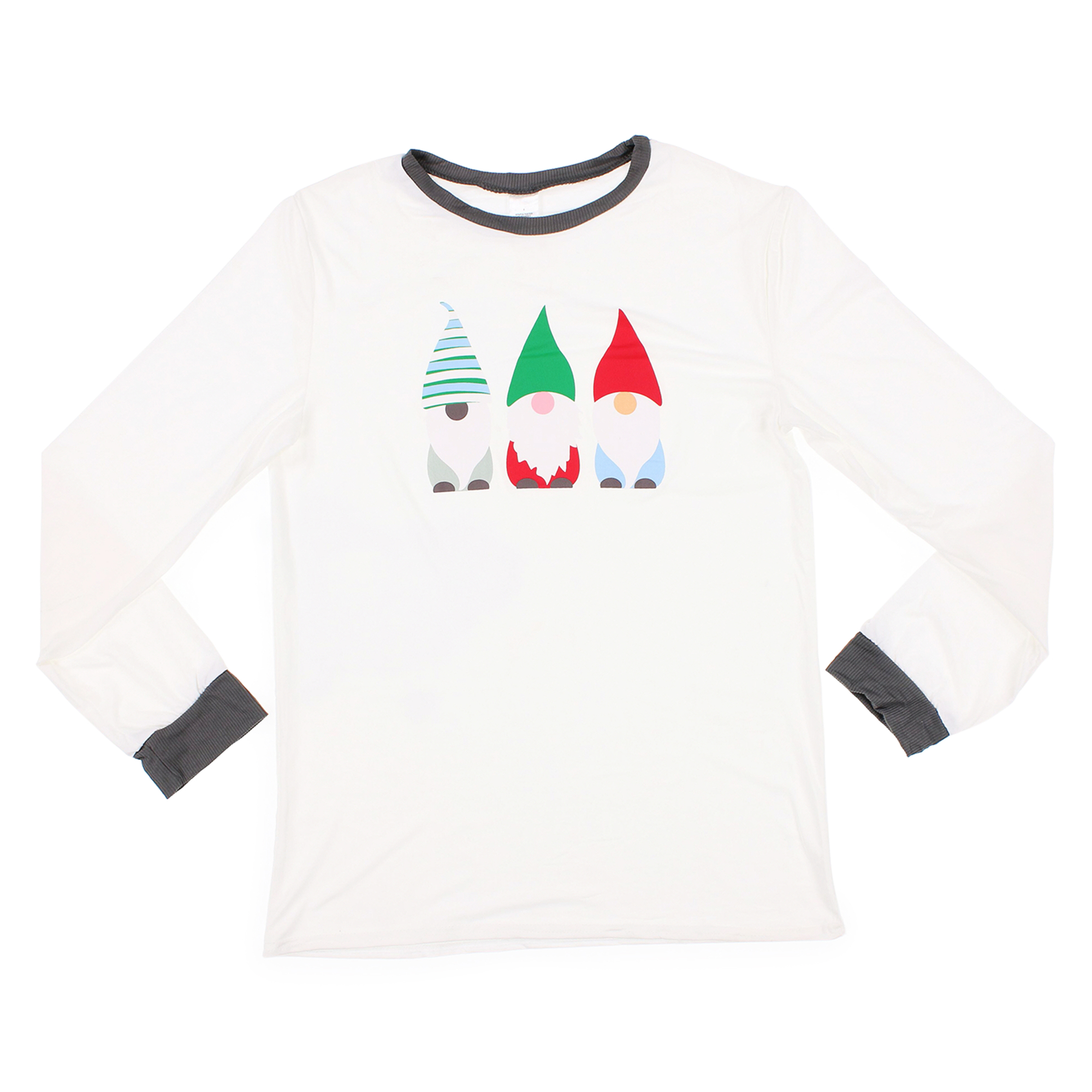 Young Men's Holiday Pajama Top - Gnomes