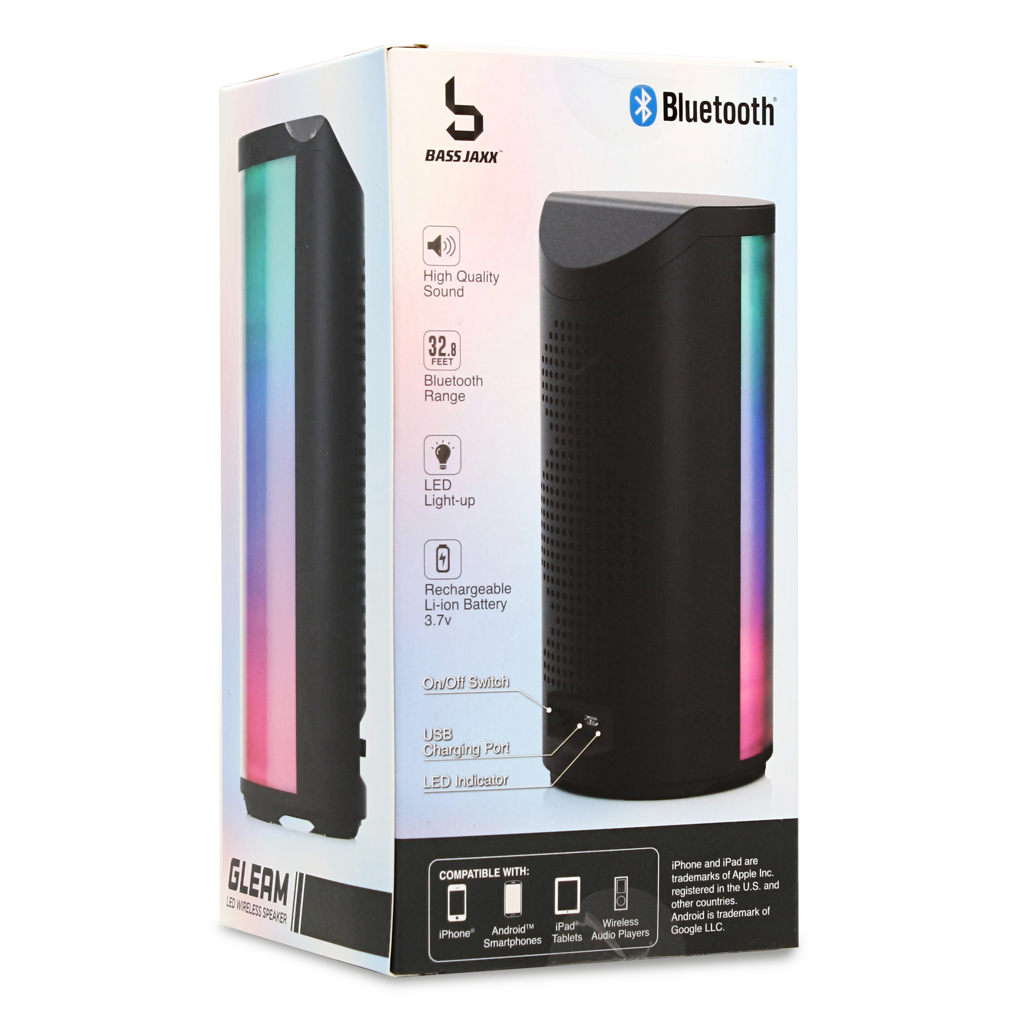 Gleam Color-Changing LED Bluetooth® Speaker