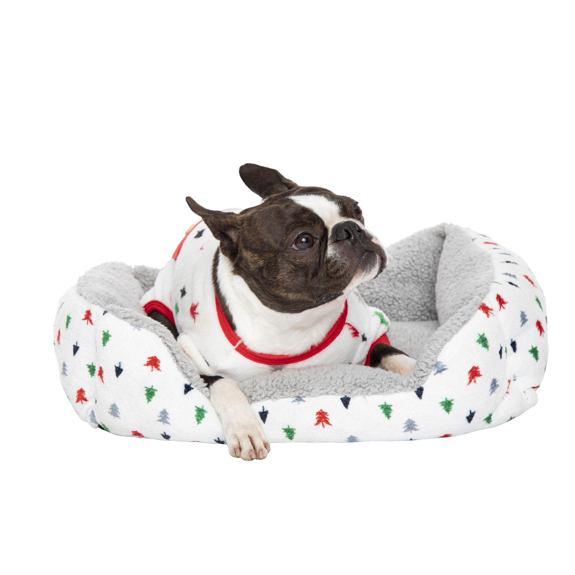 Holiday Cuddler Pet Bed