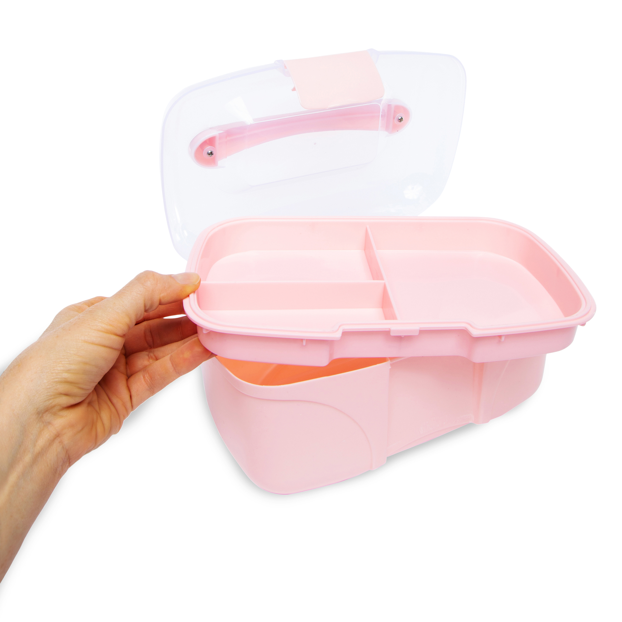 Storage Box With Flip-Top Lid