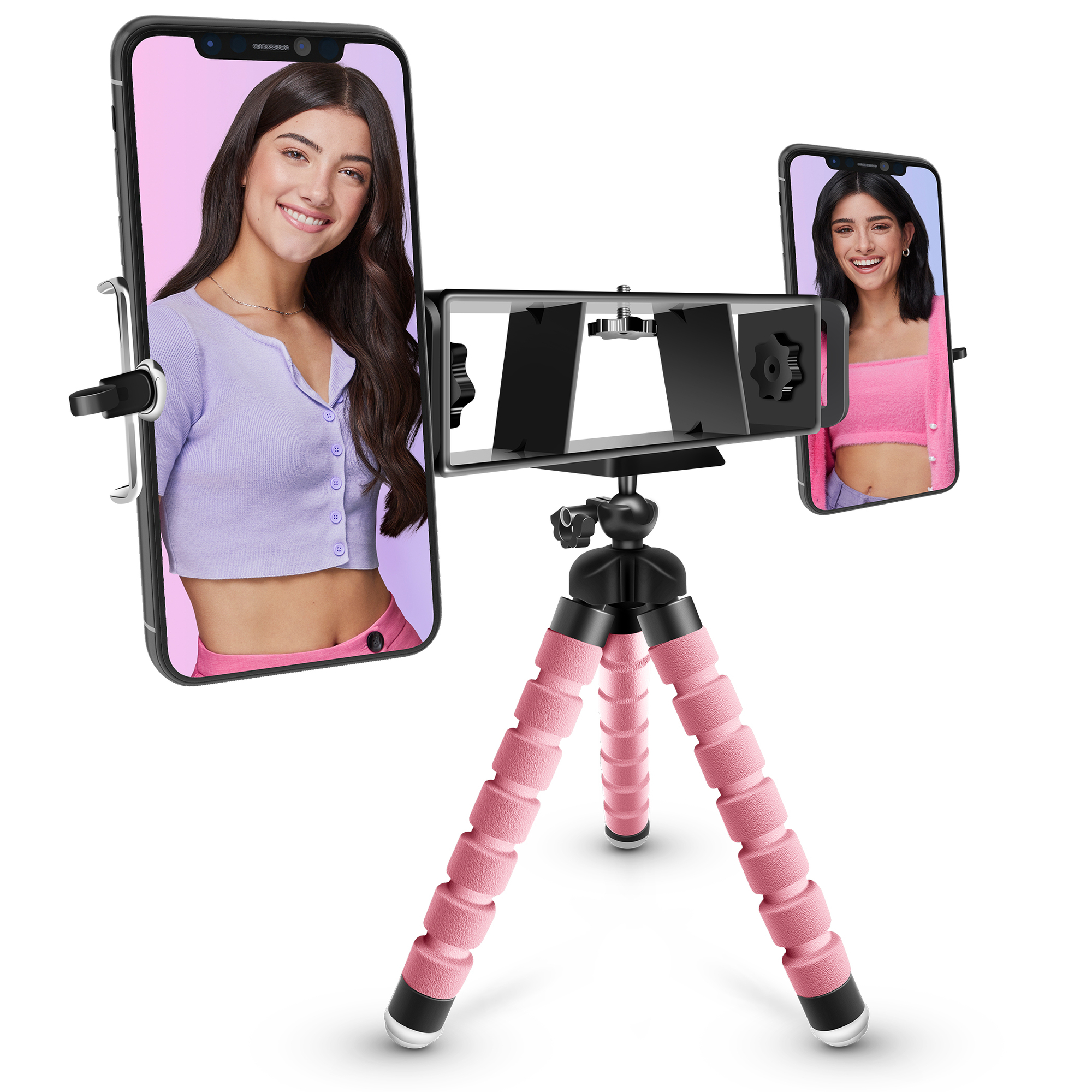 Exclusive Dixie & Charli Collection Dual Phone Tripod