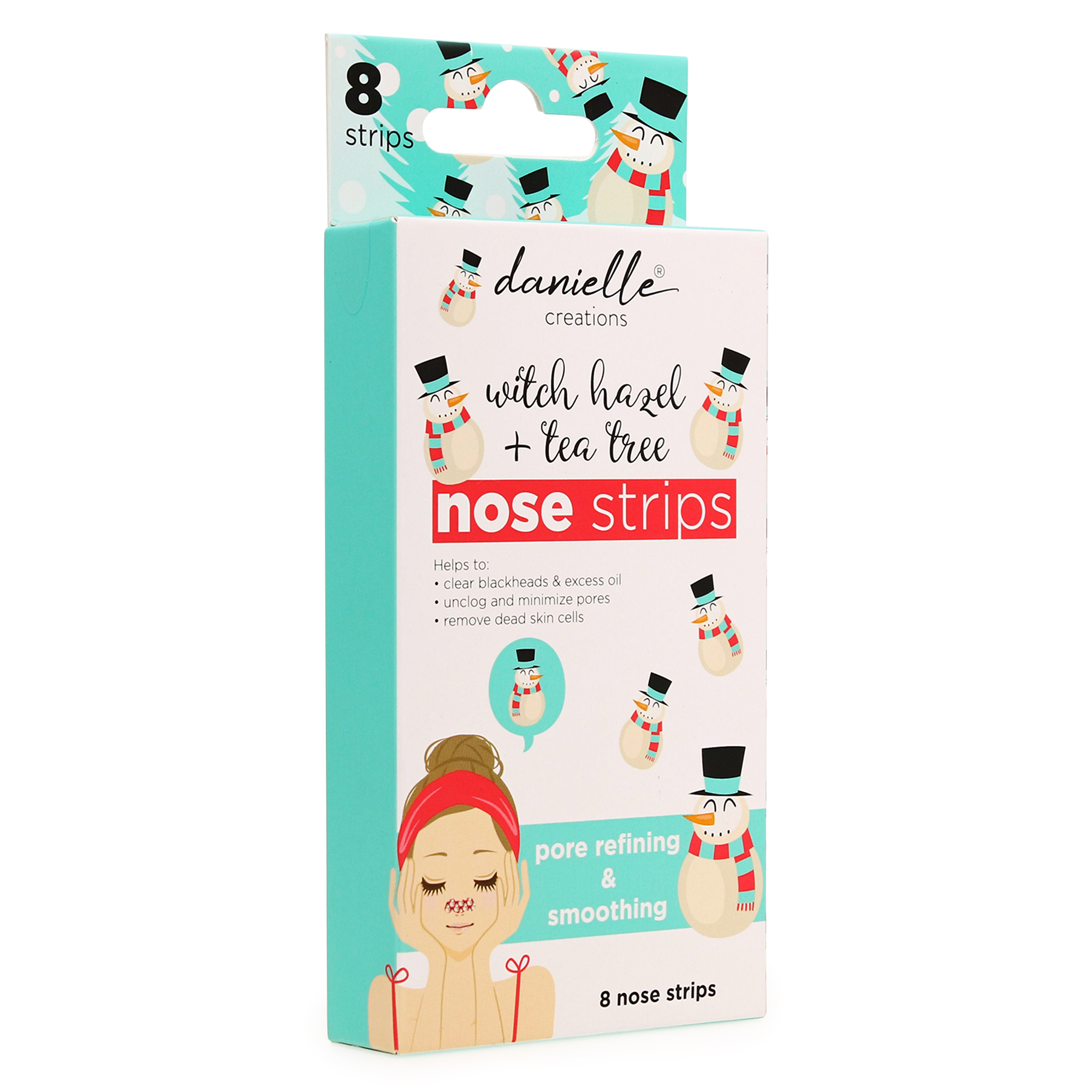 Danielle Creations® Witch Hazel + Tea Tree Nose Strips 8-Count