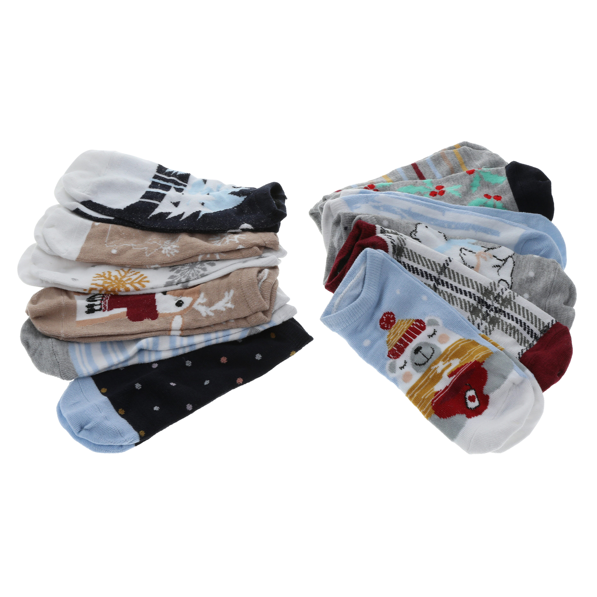12 Days Of Christmas Surprise Socks Countdown Calendar - Winter Theme