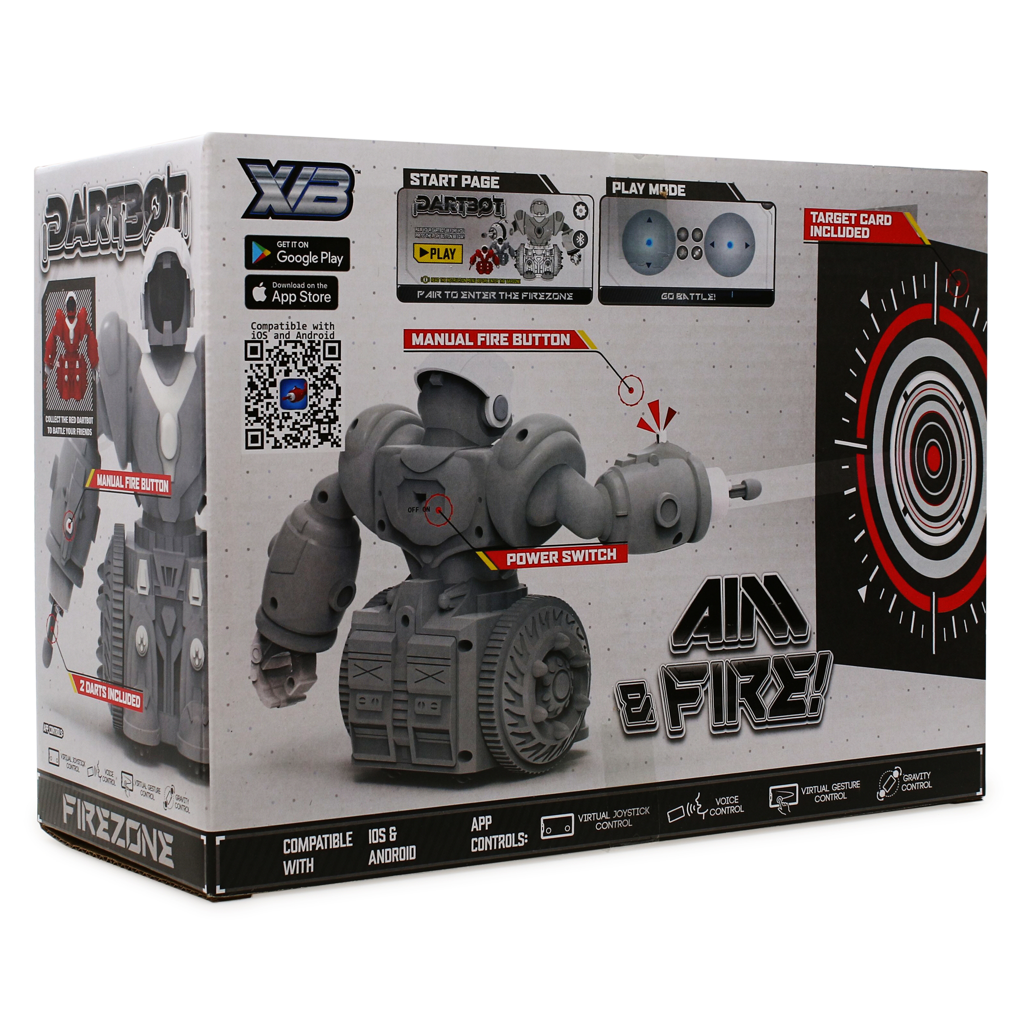 Dartbot Bluetooth® App Controlled Robot With Dart Shooter