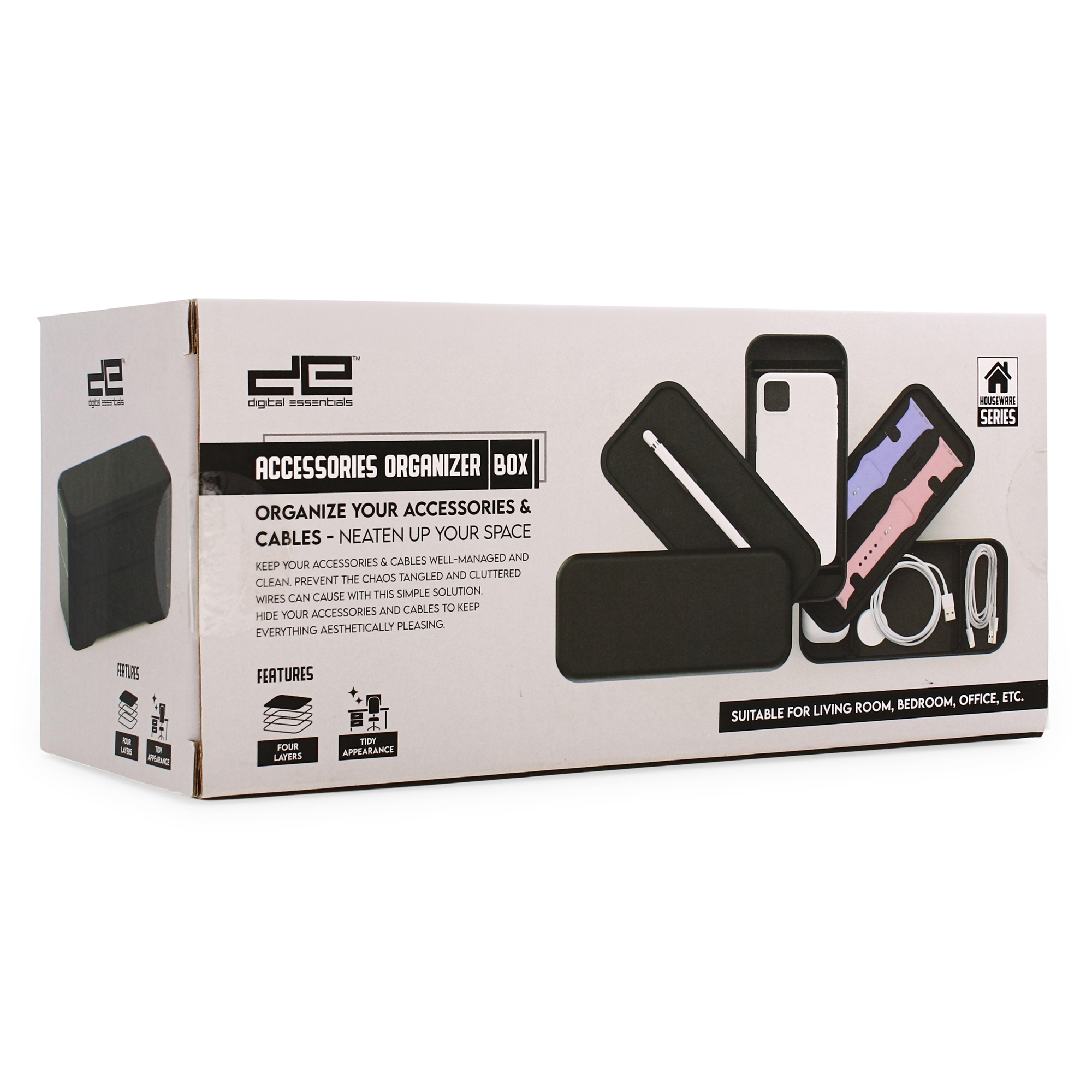 Cable Bento Box Tech Accessories Organizer