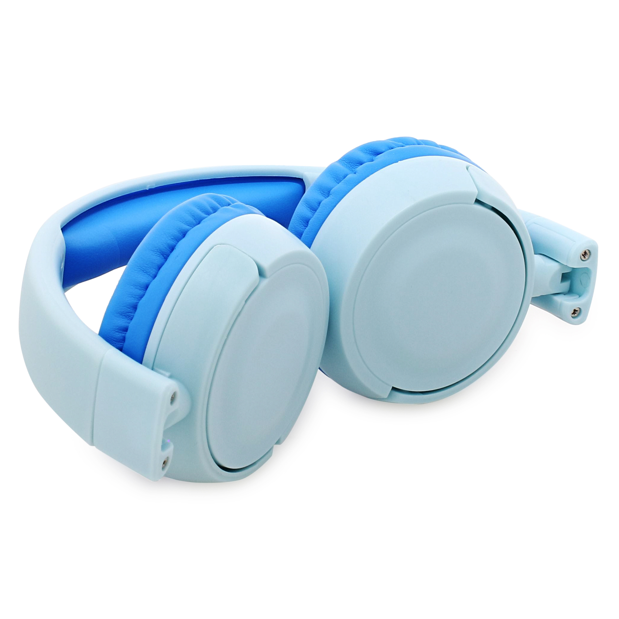 2 in 1 Wireless & Wired Kid-Safe Headphones - Blue