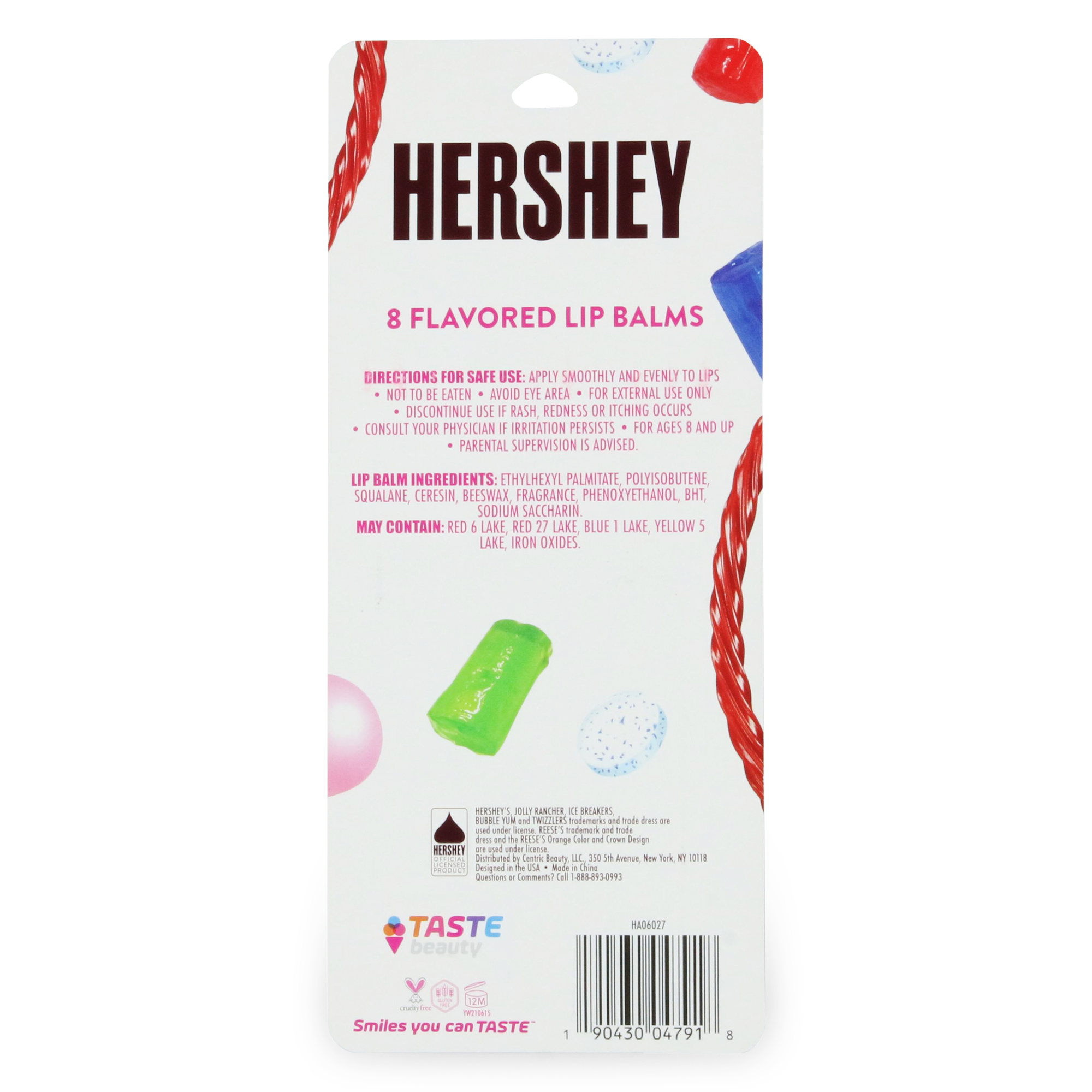 Hershey's® Candy Flavored Lip Balm 8-Count