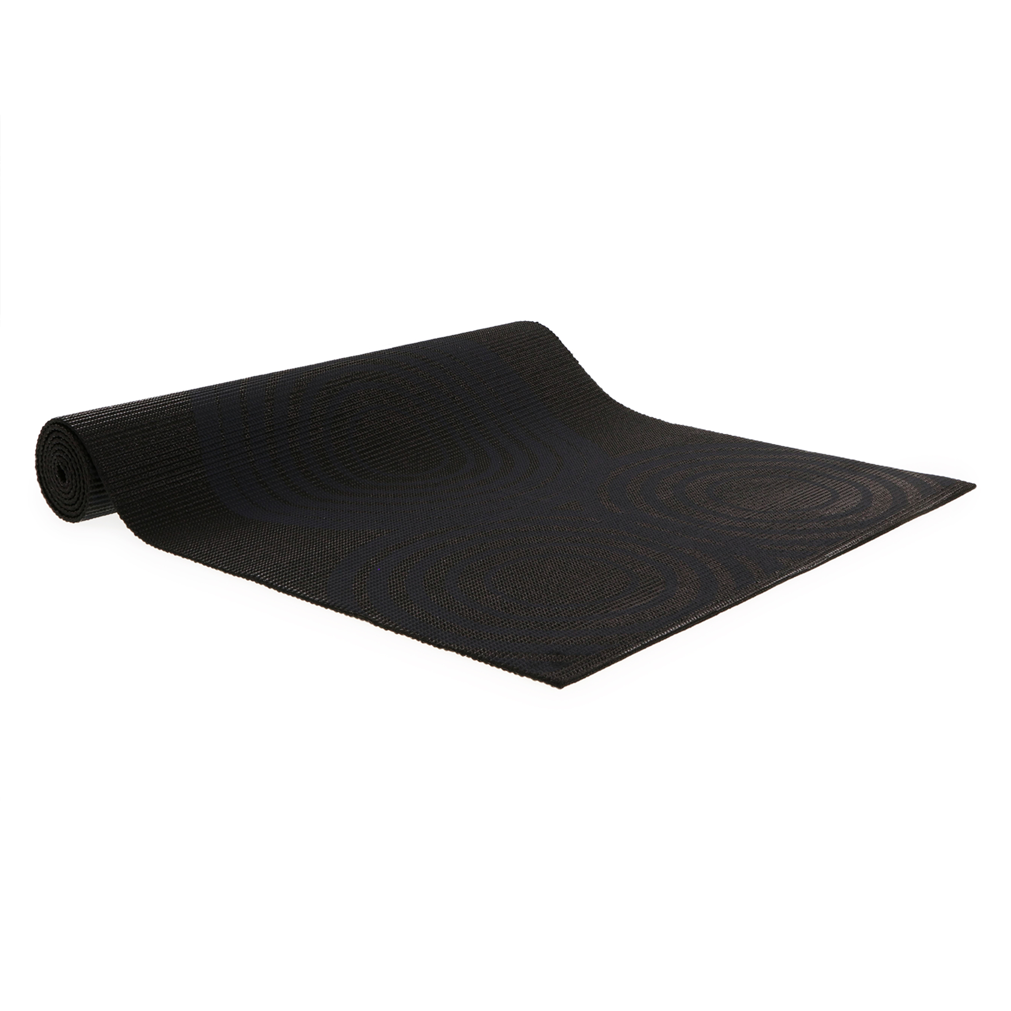 Series-8 Fitness™ Black Circles Yoga Mat 68in x 24in