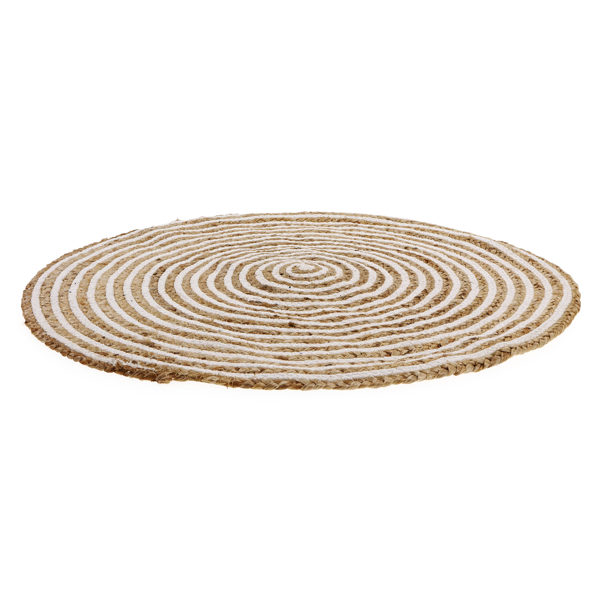 30in Cotton & Jute Round Rug