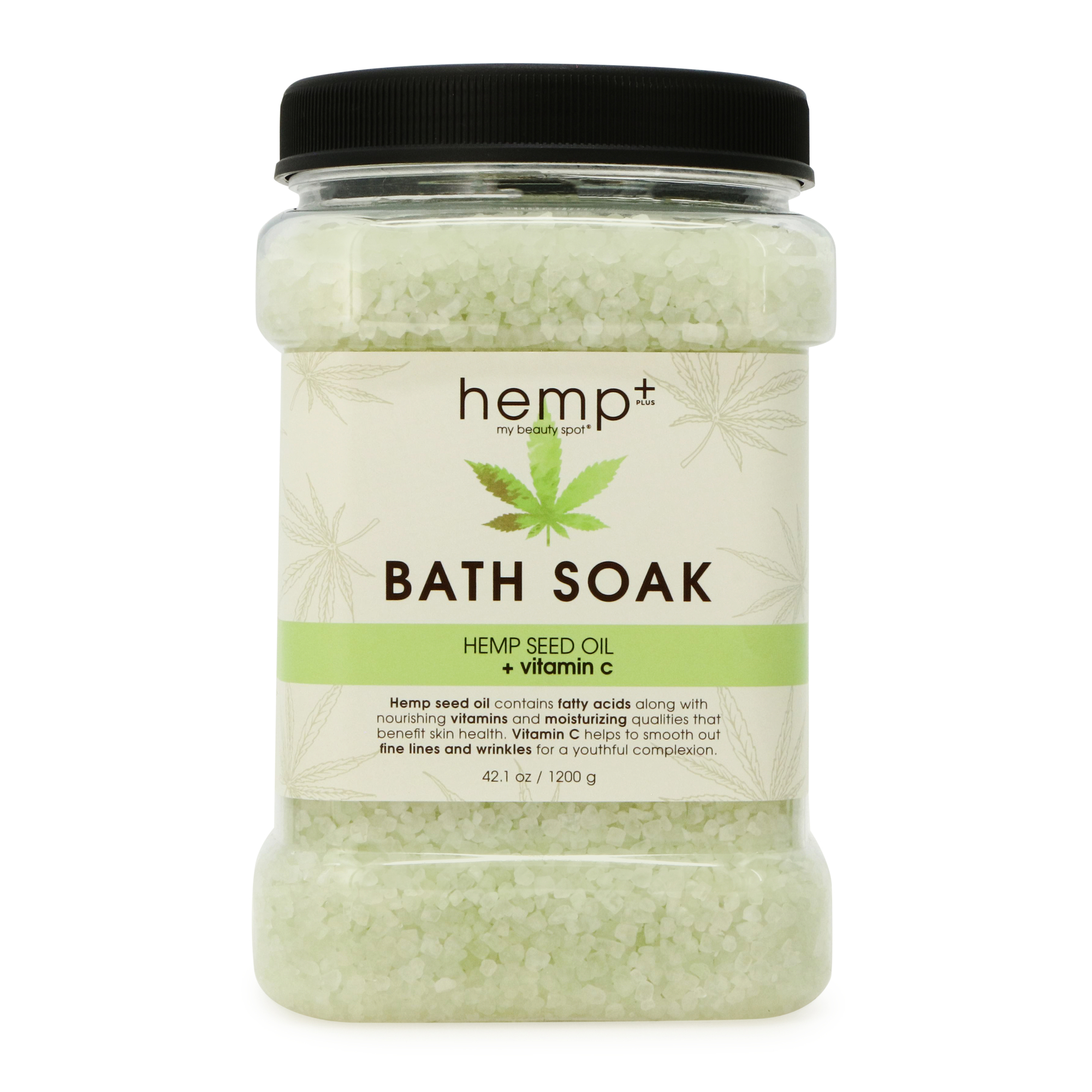 Hemp+ Bath Soak With Hemp Oil & Vitamin C 42oz