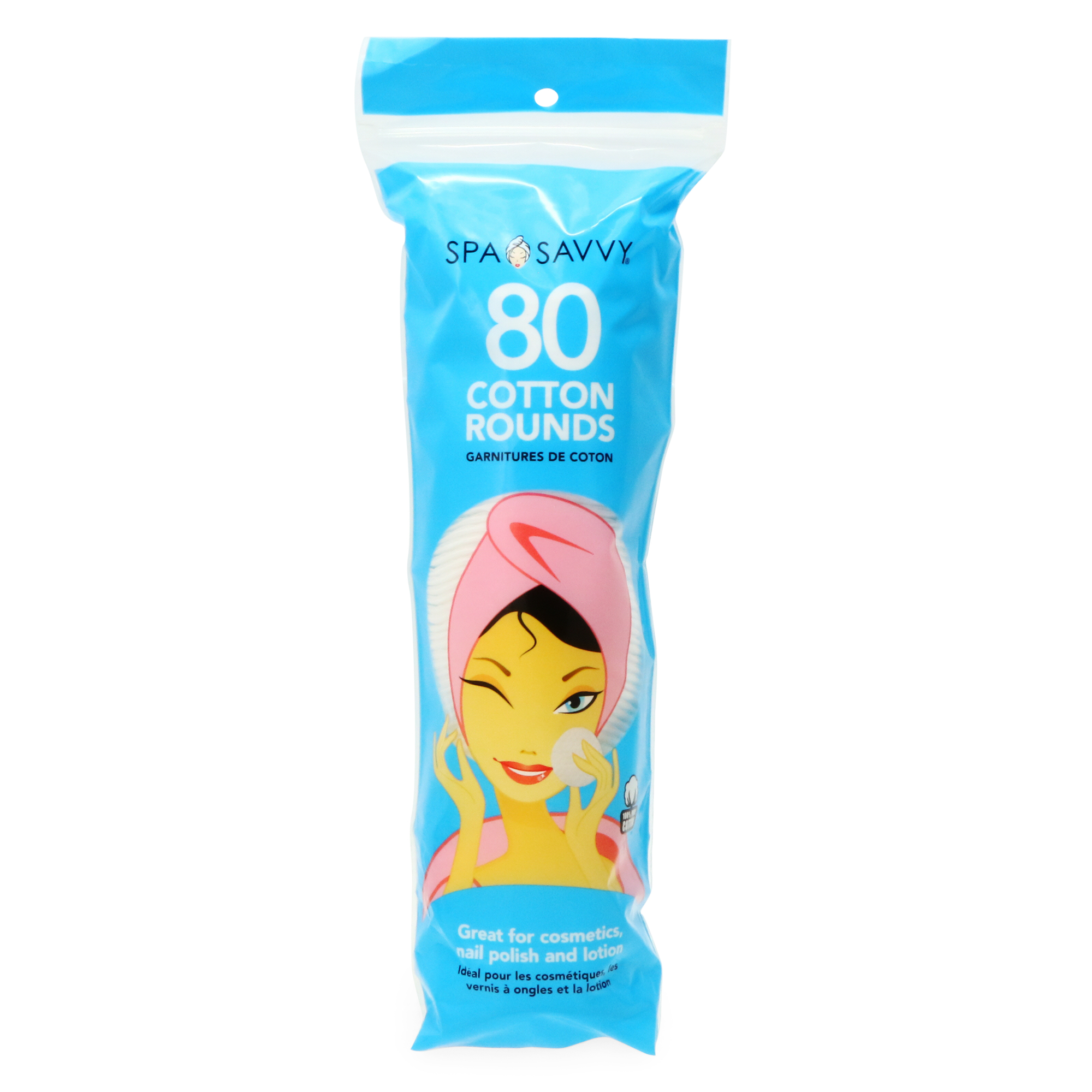 Spa Savvy™ Cotton Rounds 80-Count