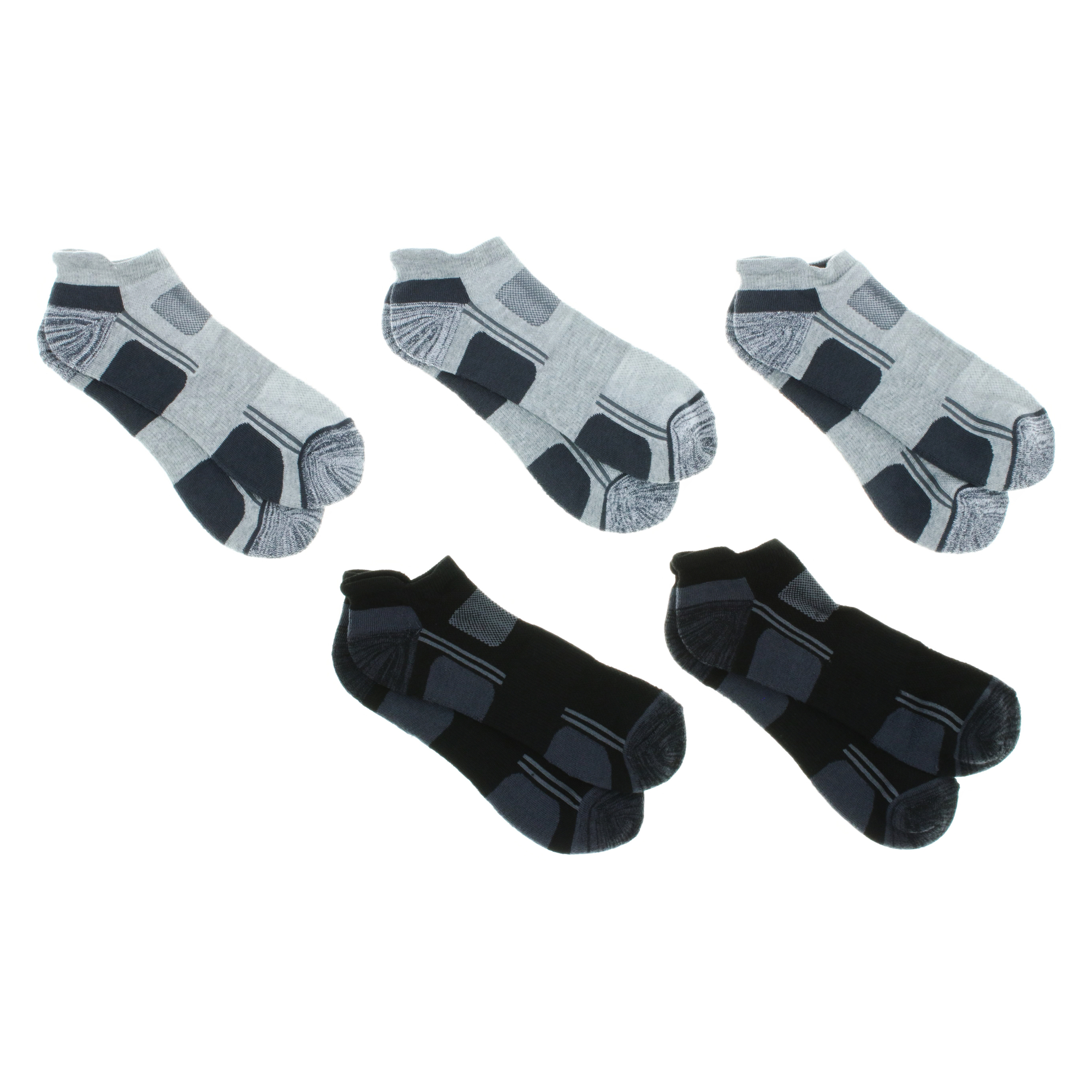 Series-8 Fitness™ Men's Low-Cut Performance Socks 5-Pack