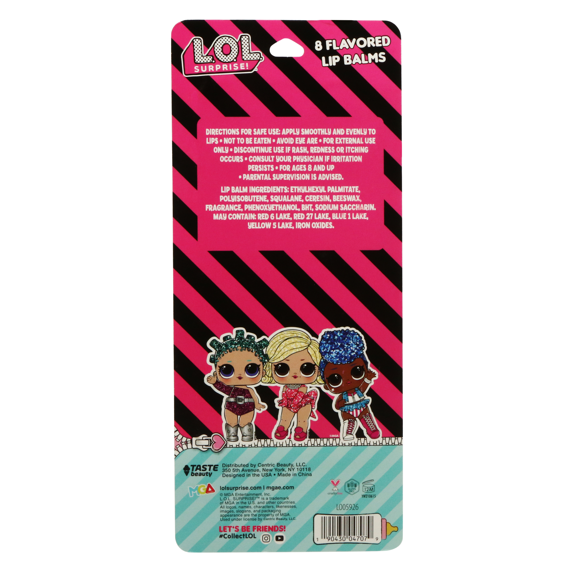 L.O.L. Surprise!™ Flavored Lip Balm 8-Pack