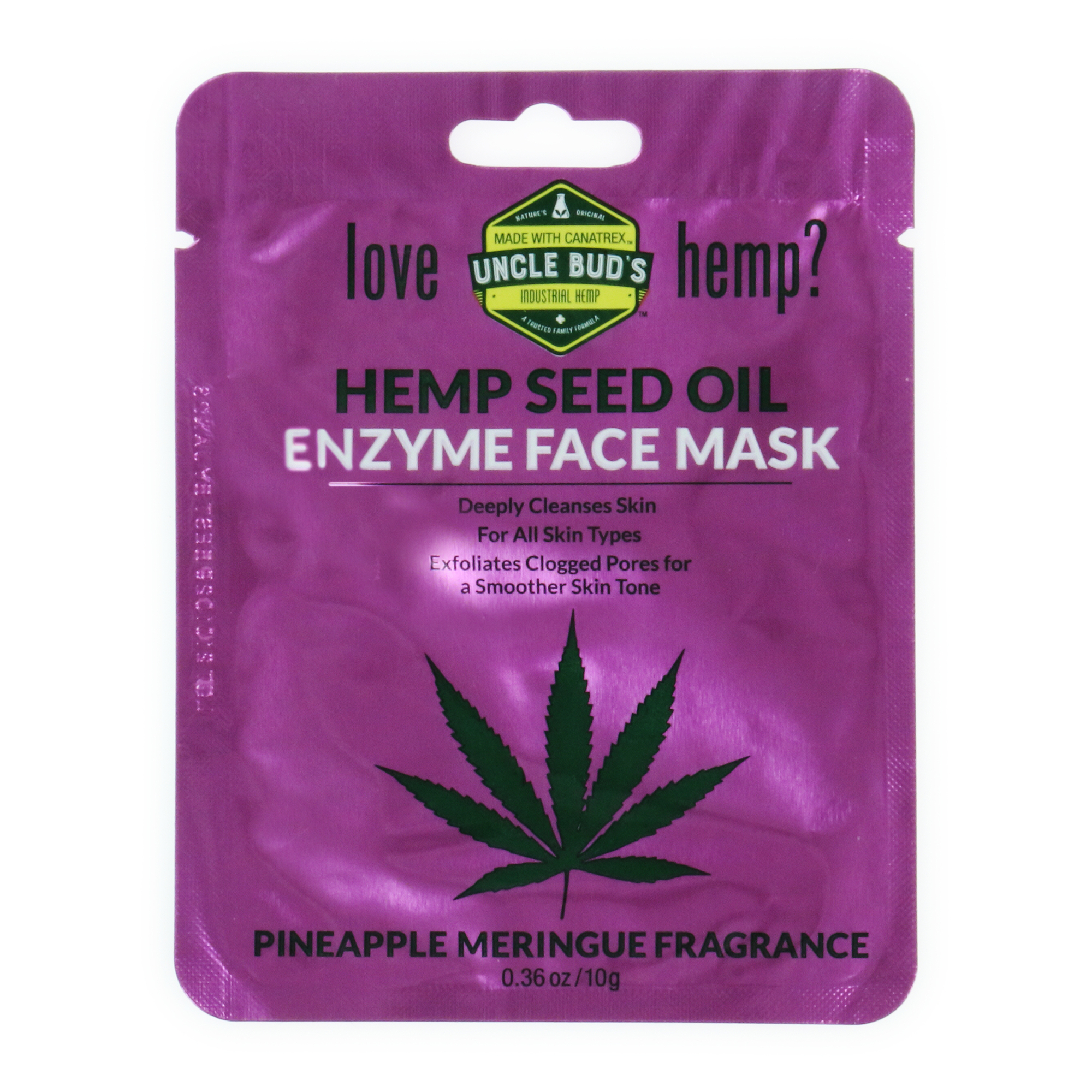 Uncle Bud's® Hemp Seed Oil Enzyme Face Mask
