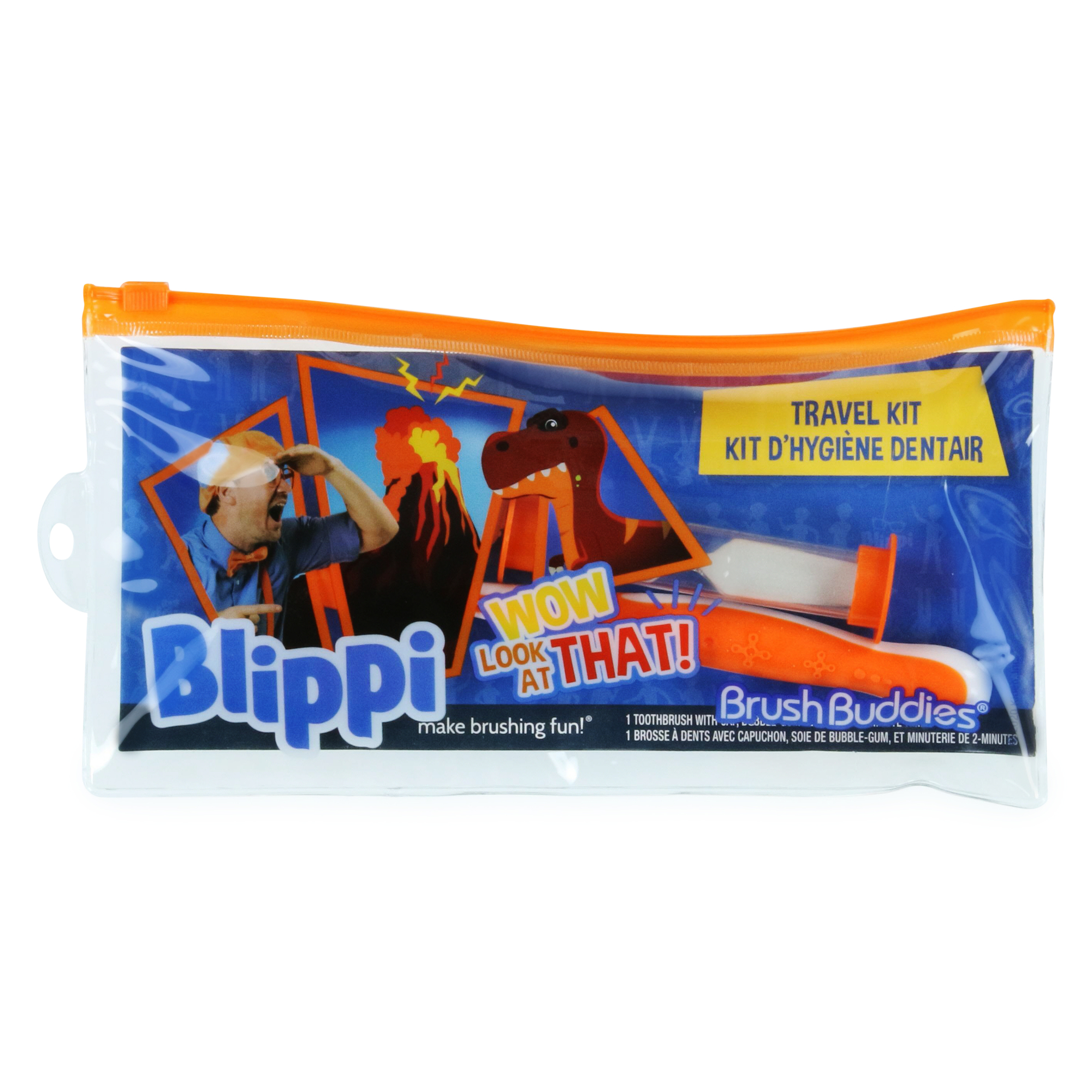Blippi® Kid's Toothbrush Travel Kit