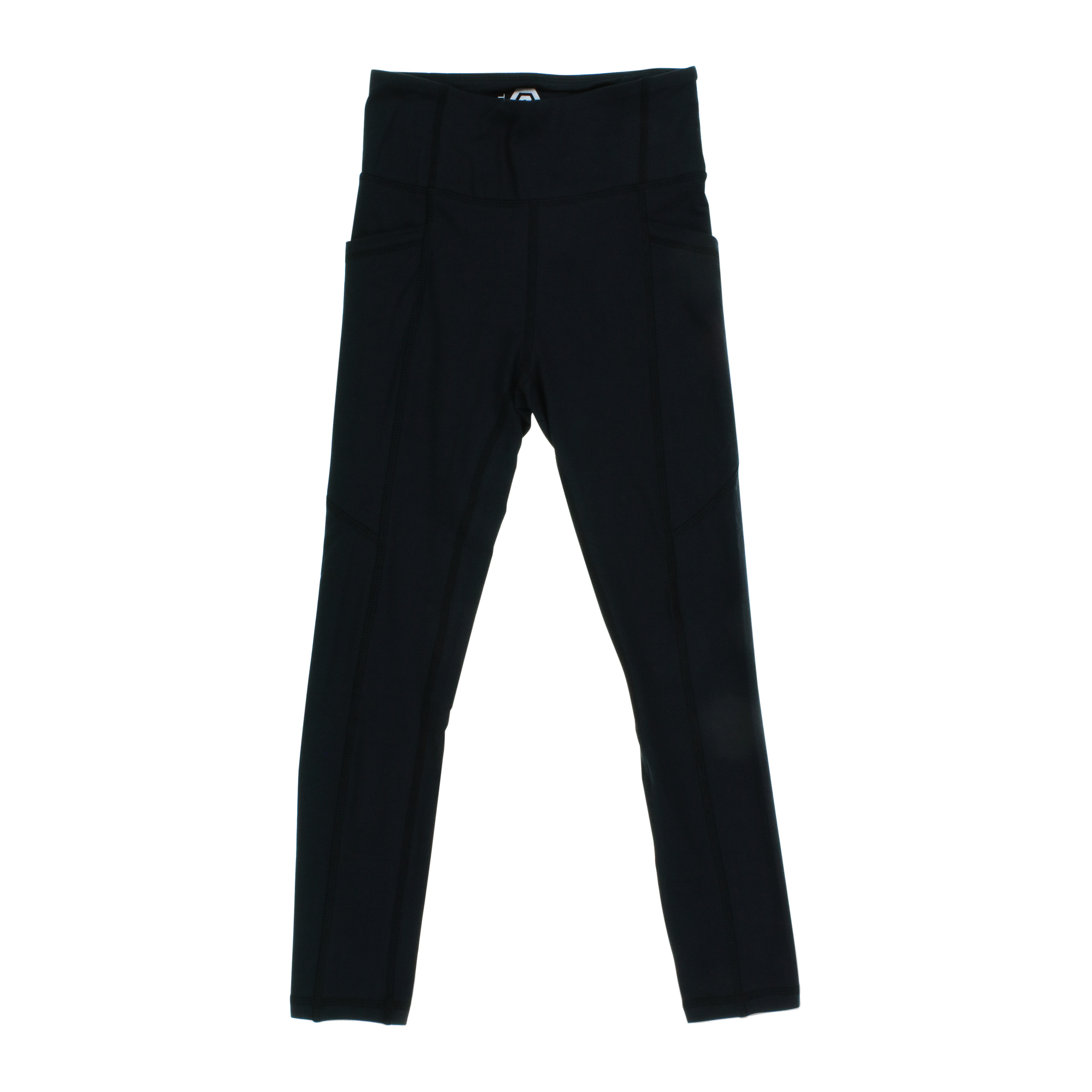 Black High Waist Active Leggings With Pockets