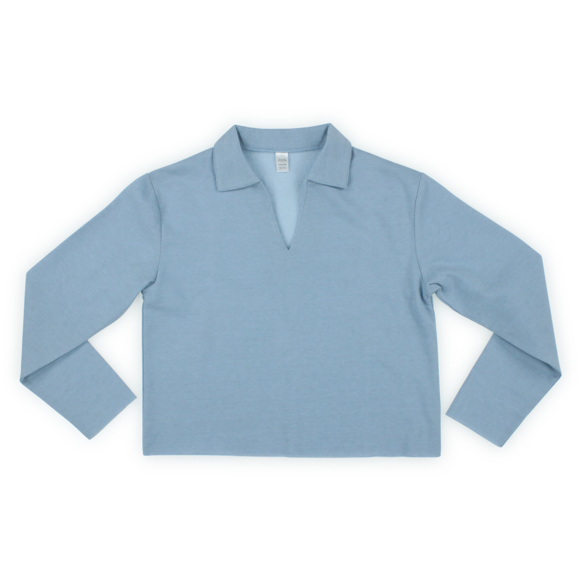 Camel Cropped Polo Sweatshirt