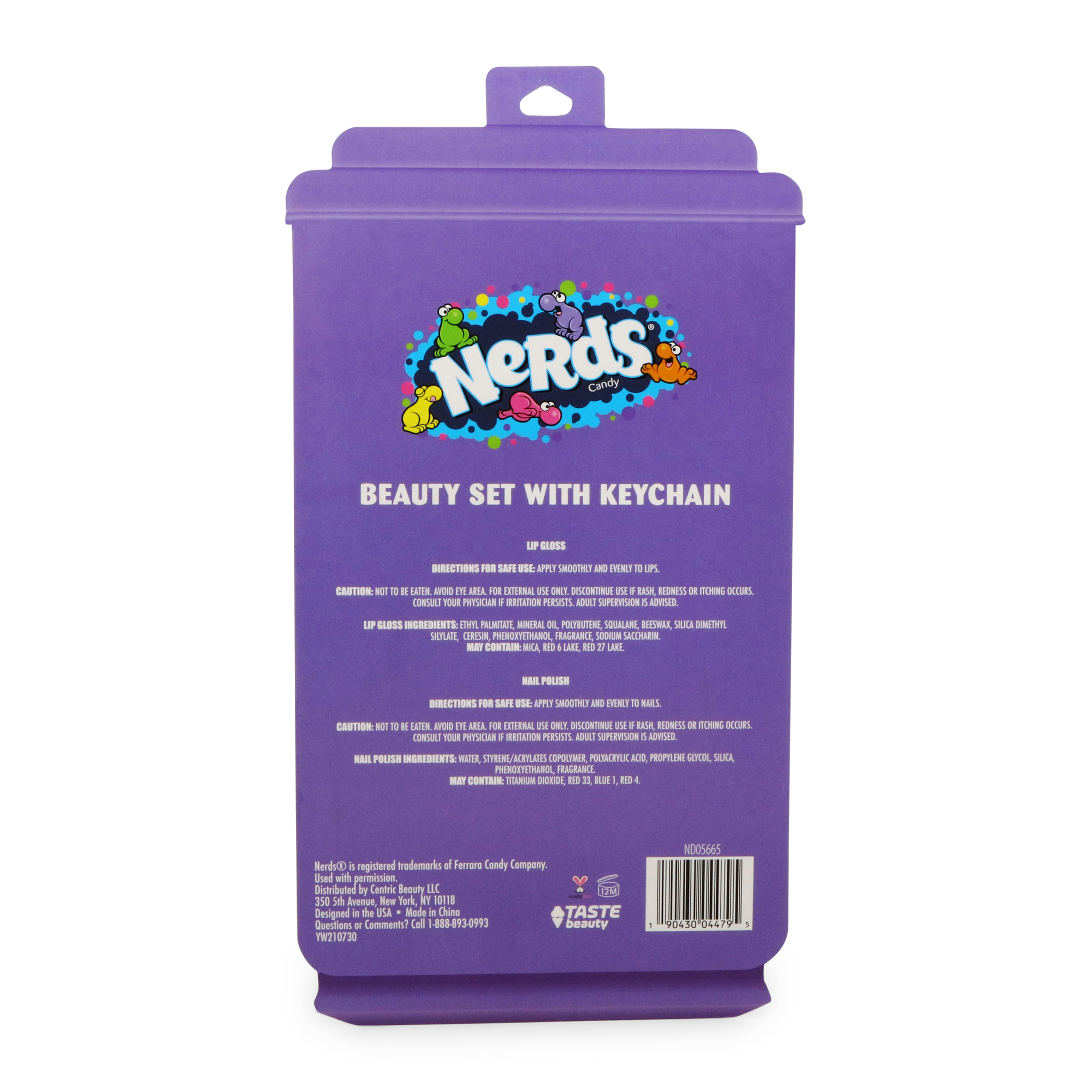 Nerds® Candy Beauty Set With Keychain 5-Piece