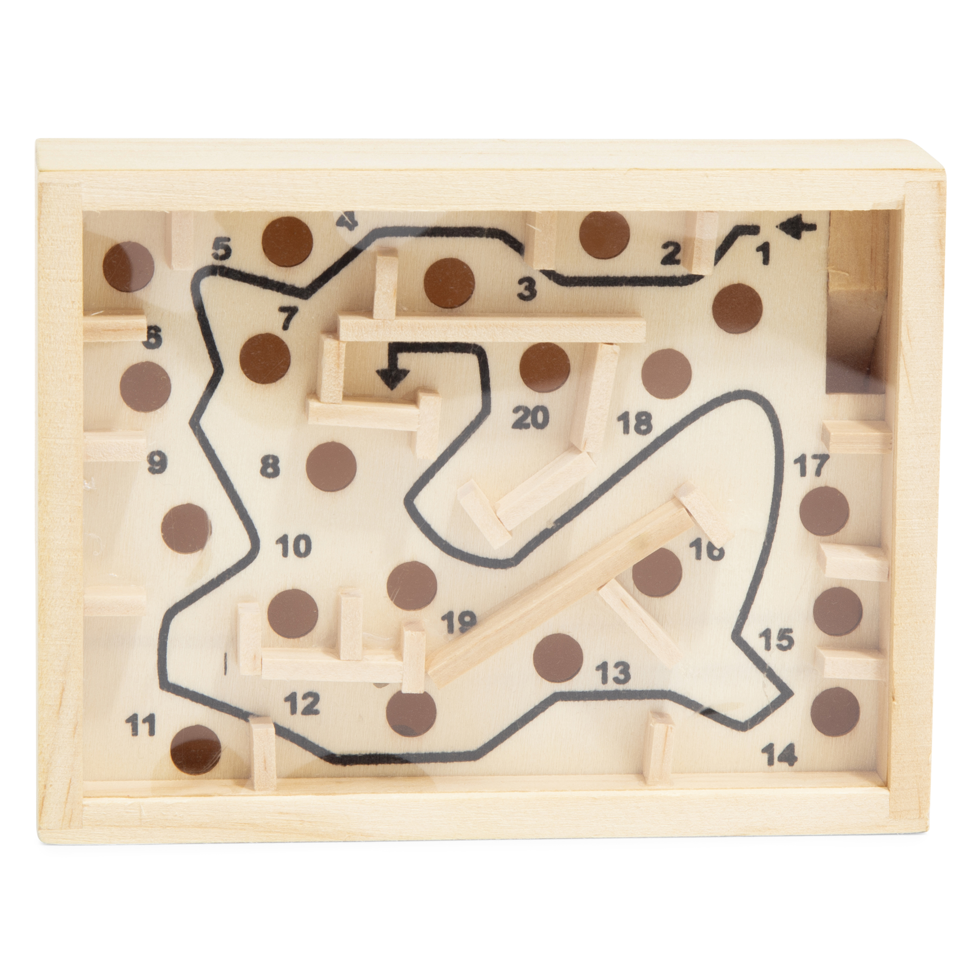 Mini Labyrinth Wooden Maze Game