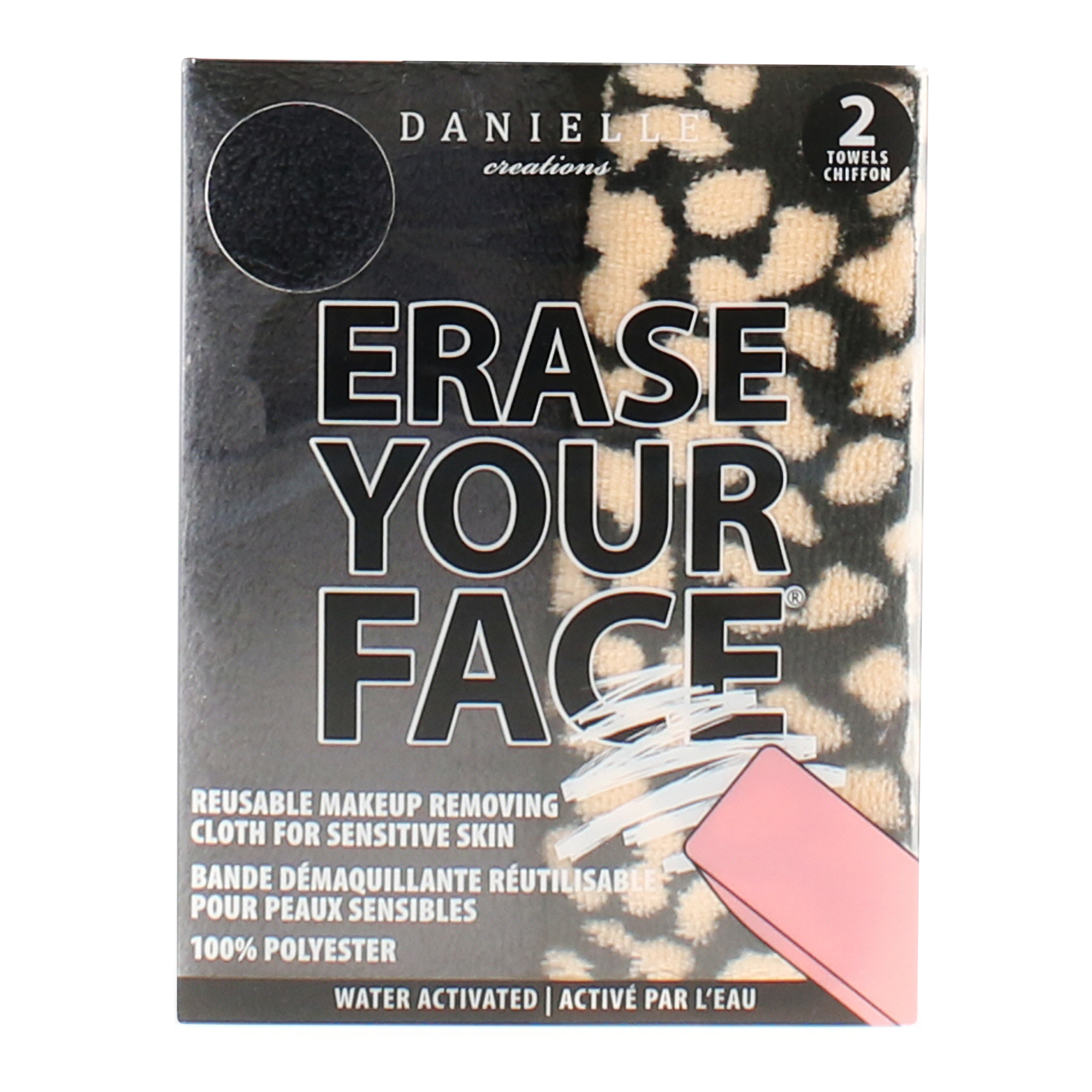 Erase Your Face Reusable Makeup Remover Cloths 2-Pack