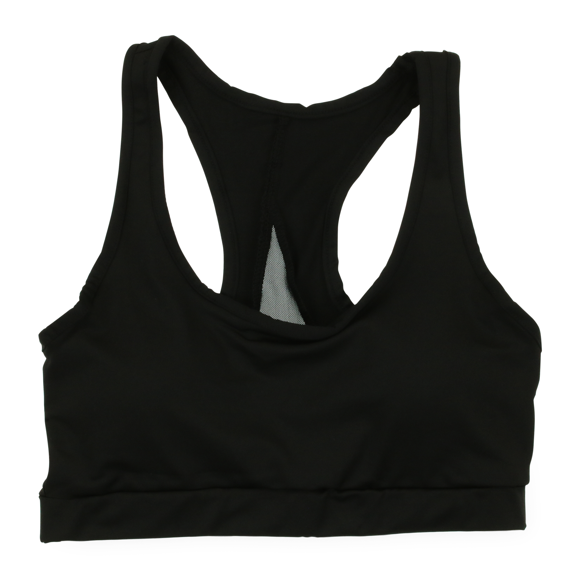 Black Classic Fit Sports Bra