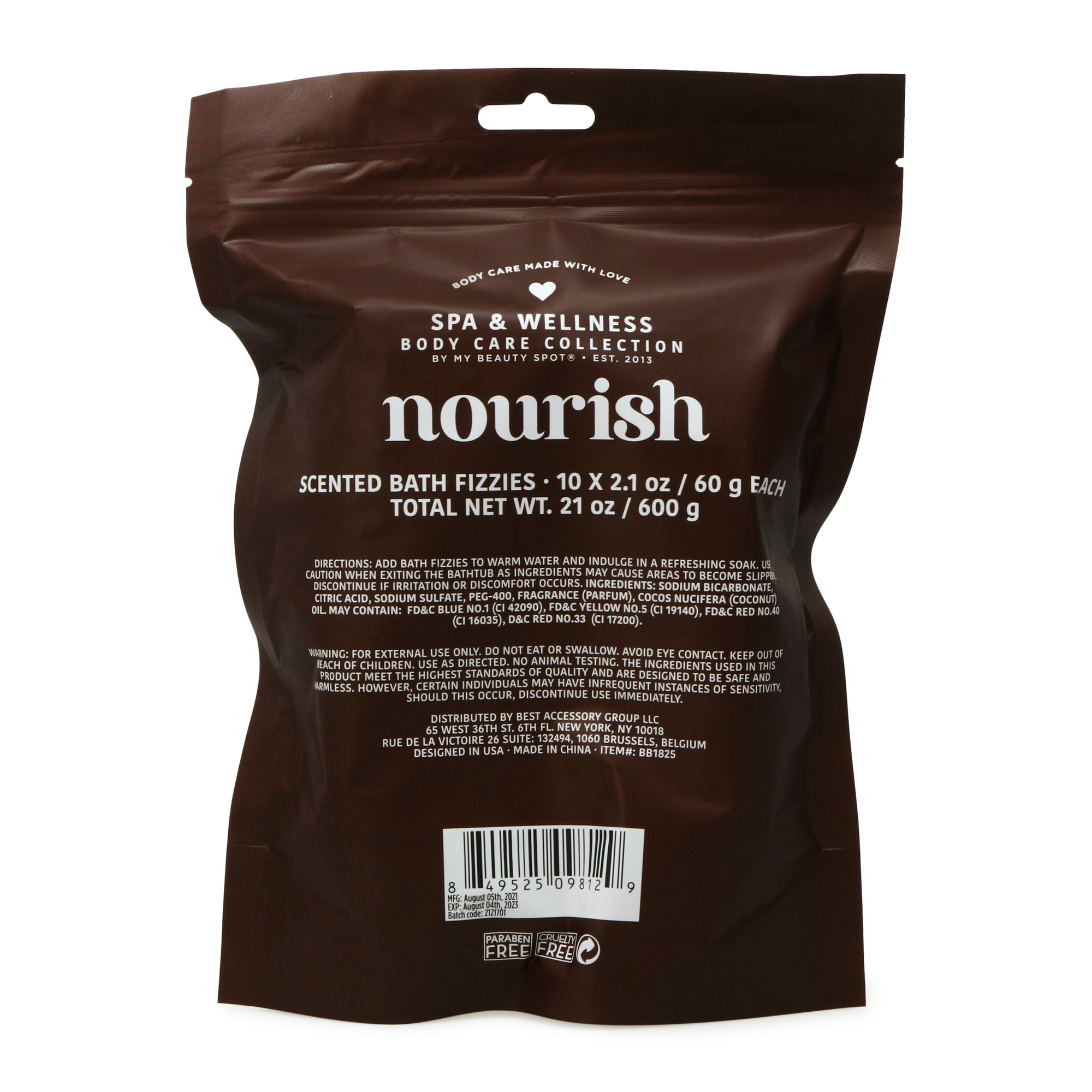 10-Count Scented Bath Fizzies With Coconut Oil