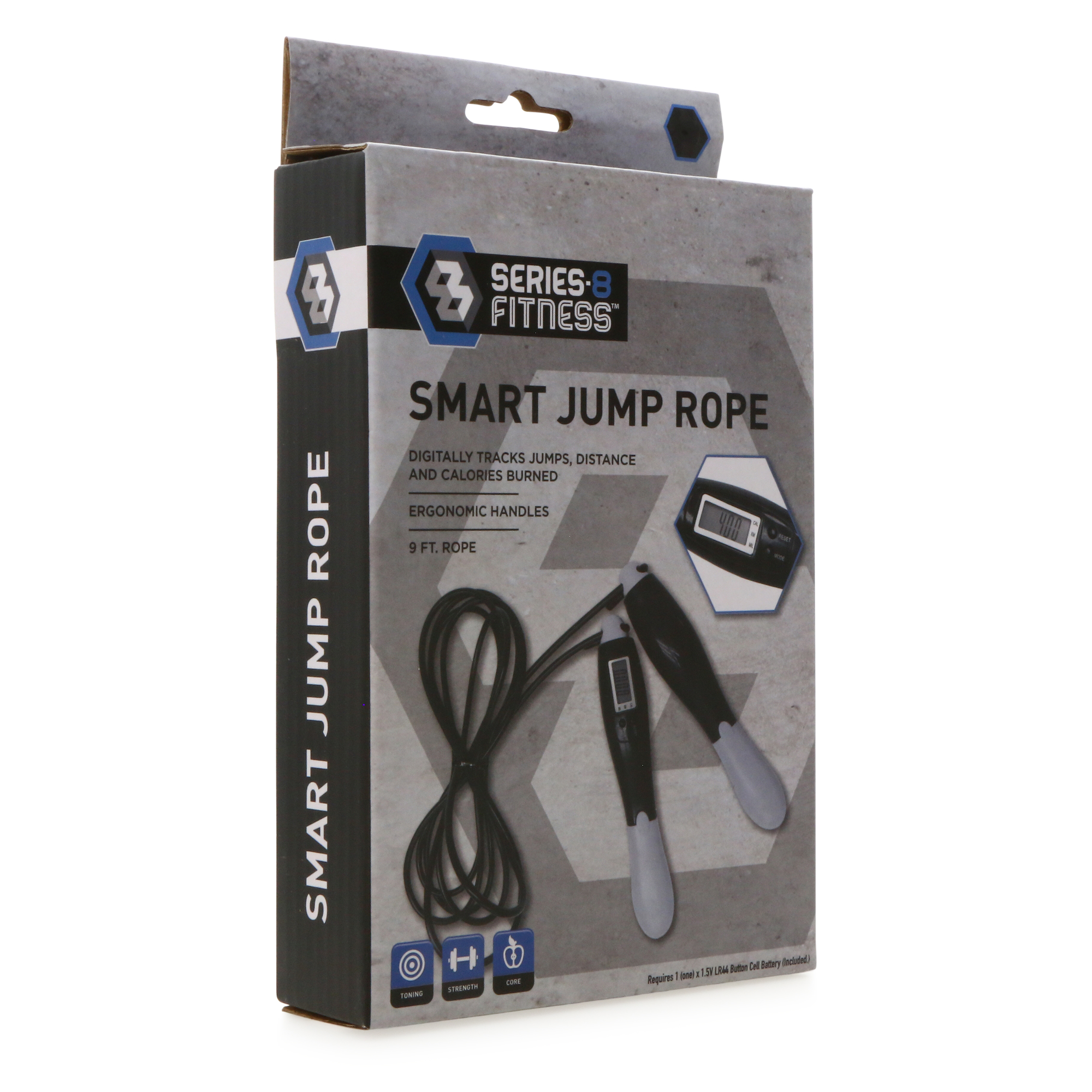 Series-8 Fitness™ 9ft Smart Jump Rope With LED Display