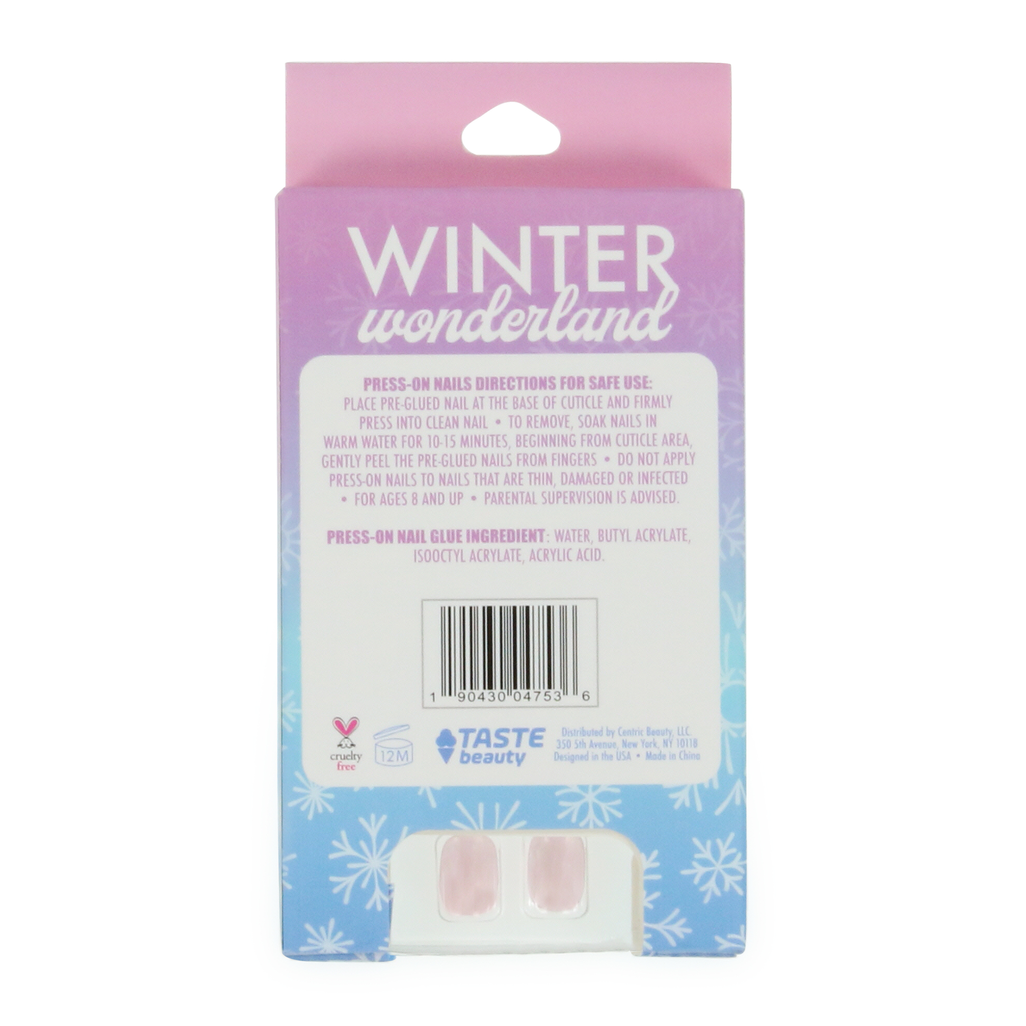 Winter Wonderland Press-On Nails 18-Piece Set