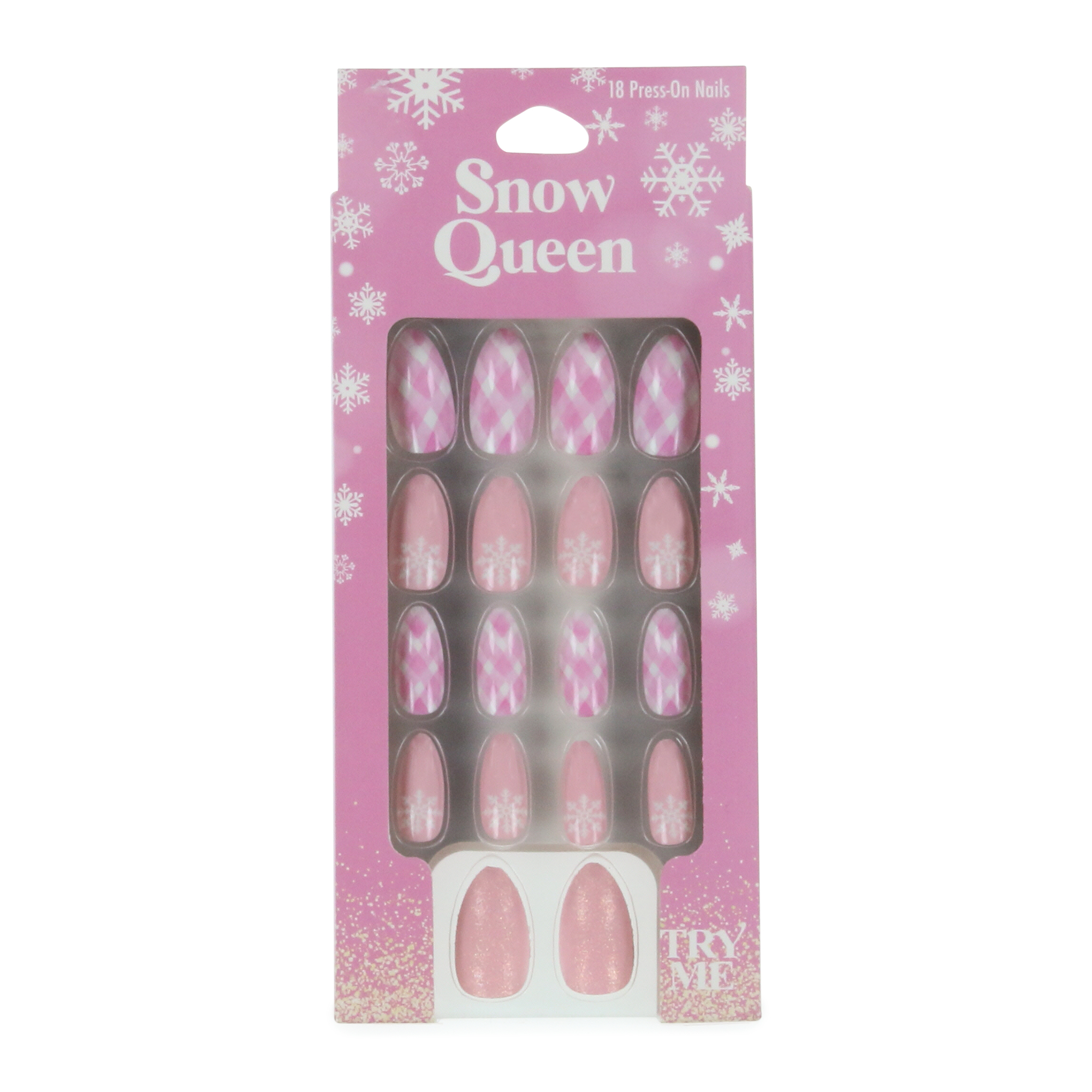 Snow Queen Press-On Nails 18-Piece Set