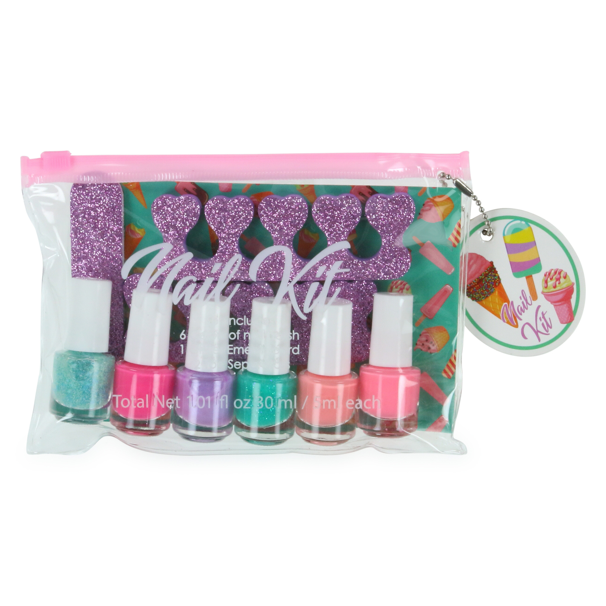 Sweet Treats Nail Kit With 6 x Nail Polish