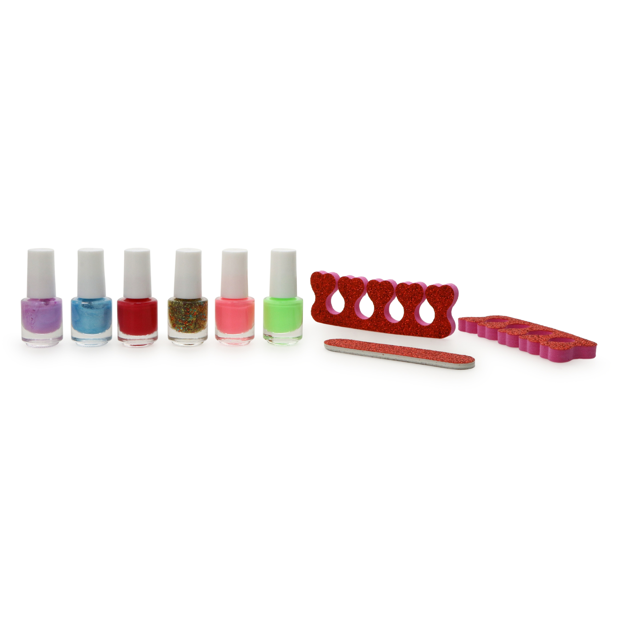 Rainbow Nail Kit With 6 x Nail Polish