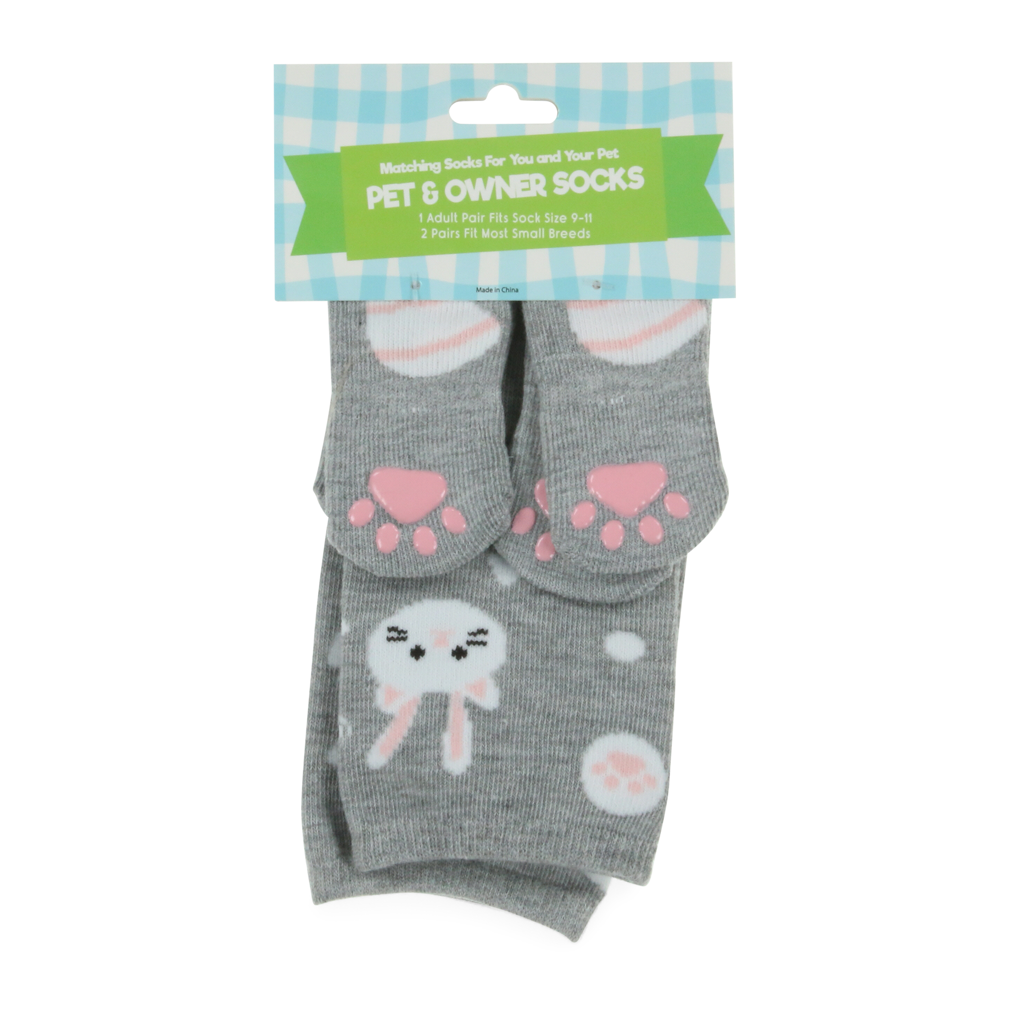 Easter Cat & Owner Socks Matching Set
