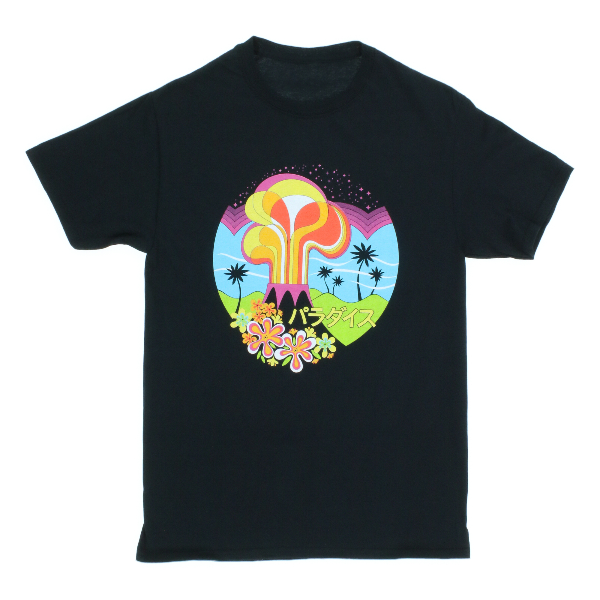 Neon Volcano Graphic Tee