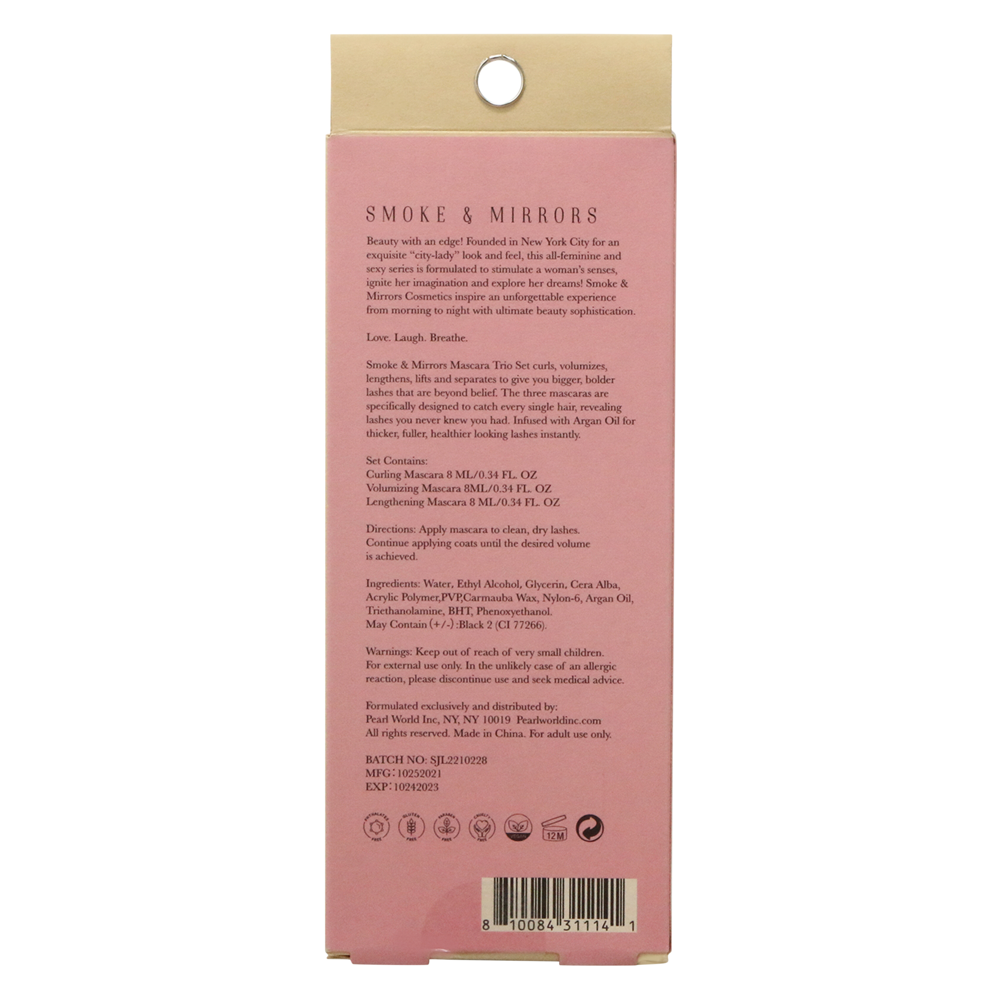 Clean Beauty Mascara Set 3-Piece