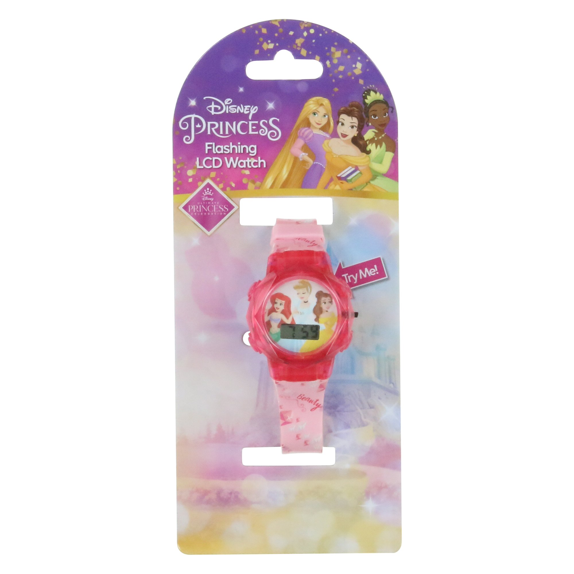 Disney Princess Flashing Lcd Watch