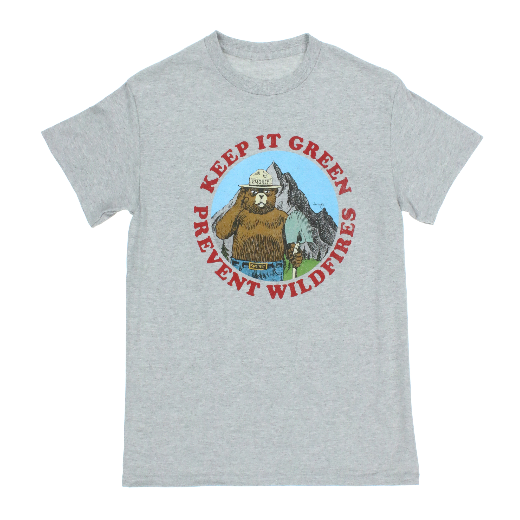 Smokey The Bear 'Keep It Green' Graphic Tee