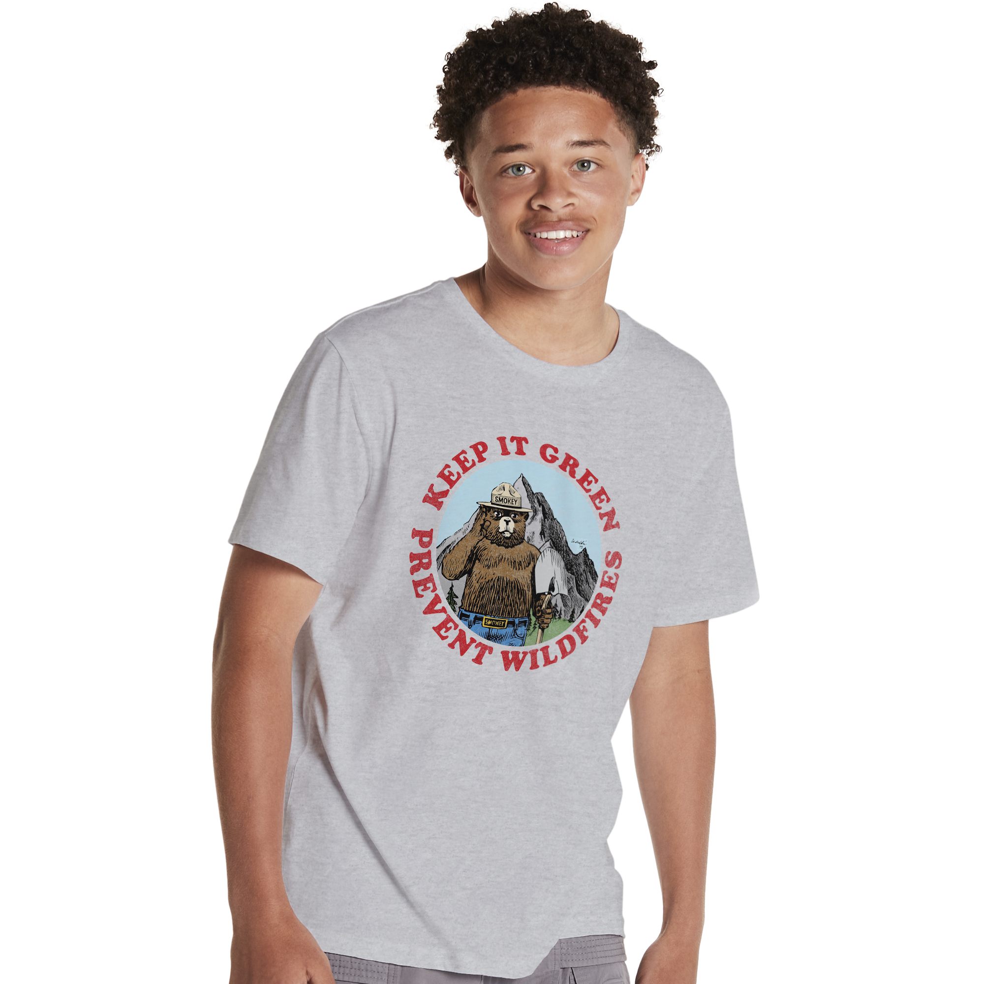 Smokey The Bear 'Keep It Green' Graphic Tee