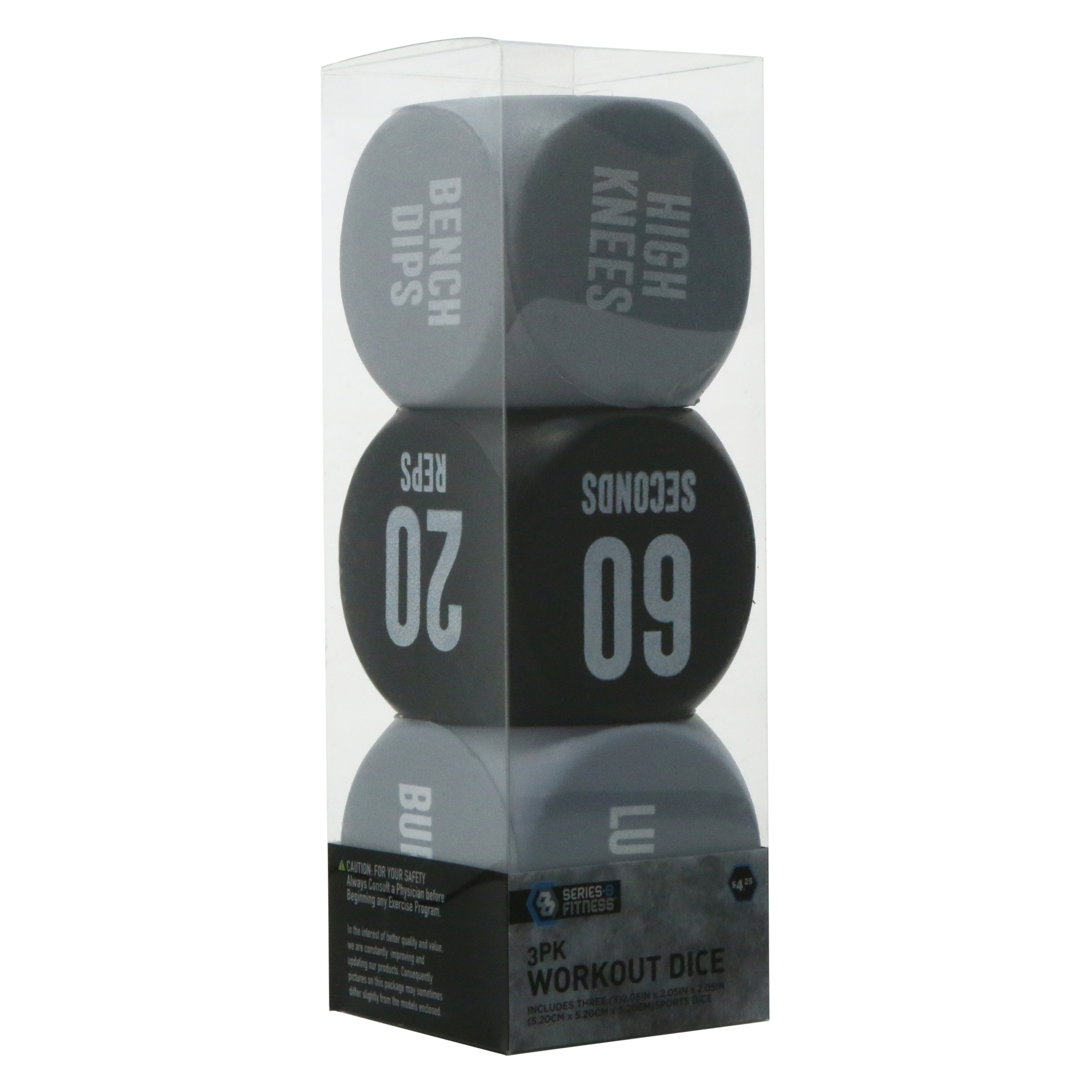 Series-8 Fitness™ Workout Dice 3-Pack