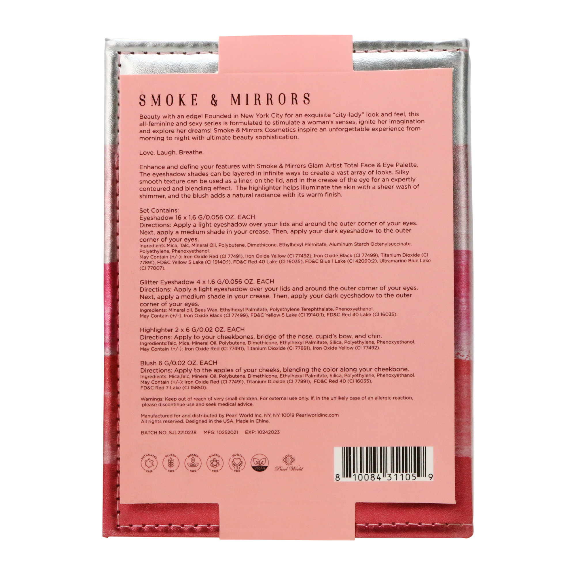 Smoke & Mirrors Forever Chic Makeup Palette 23-Piece