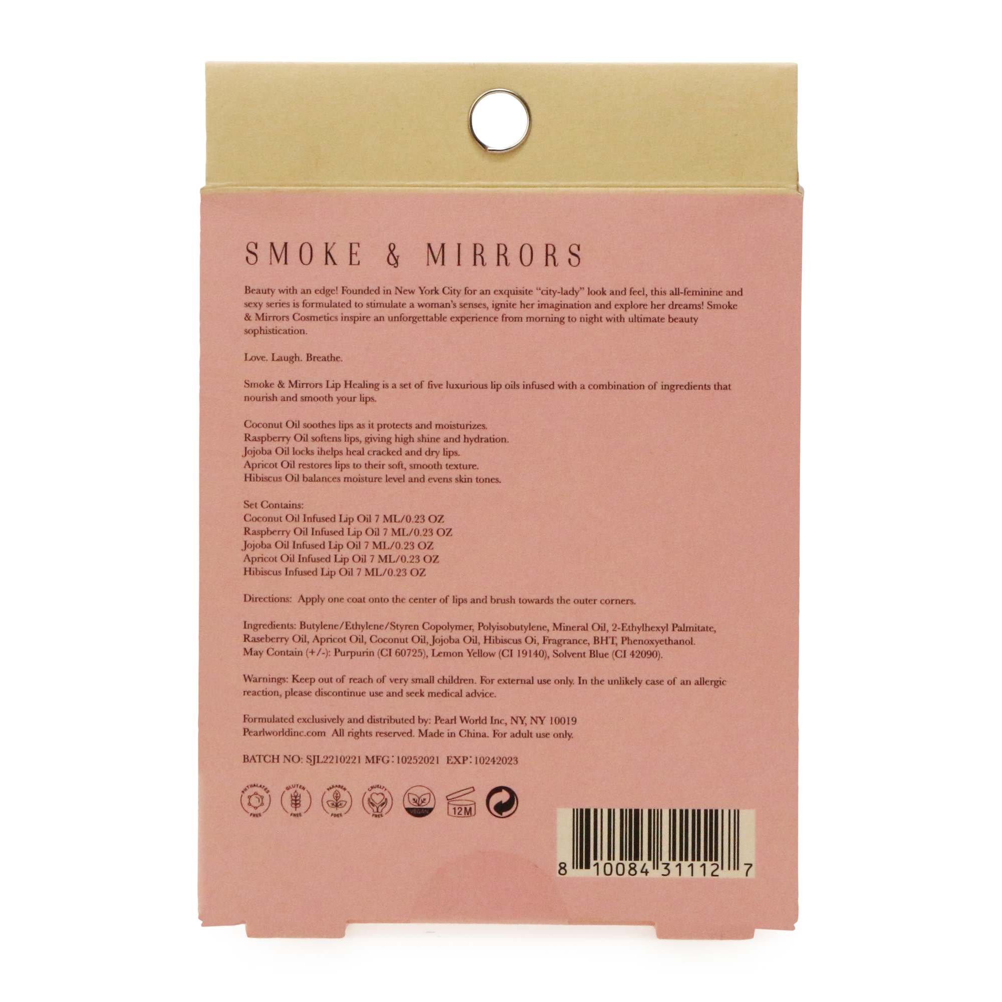 Smoke & Mirrors Healing Oil-infused Lip Oil 5-Piece Set
