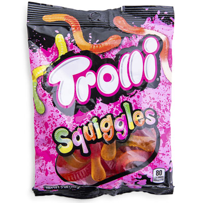 Trolli® Squiggles® Gummi Worm Candy Bag 5oz