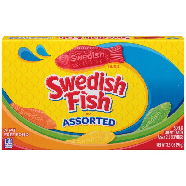 Assorted Swedish Fish® Candy Box 3.5oz